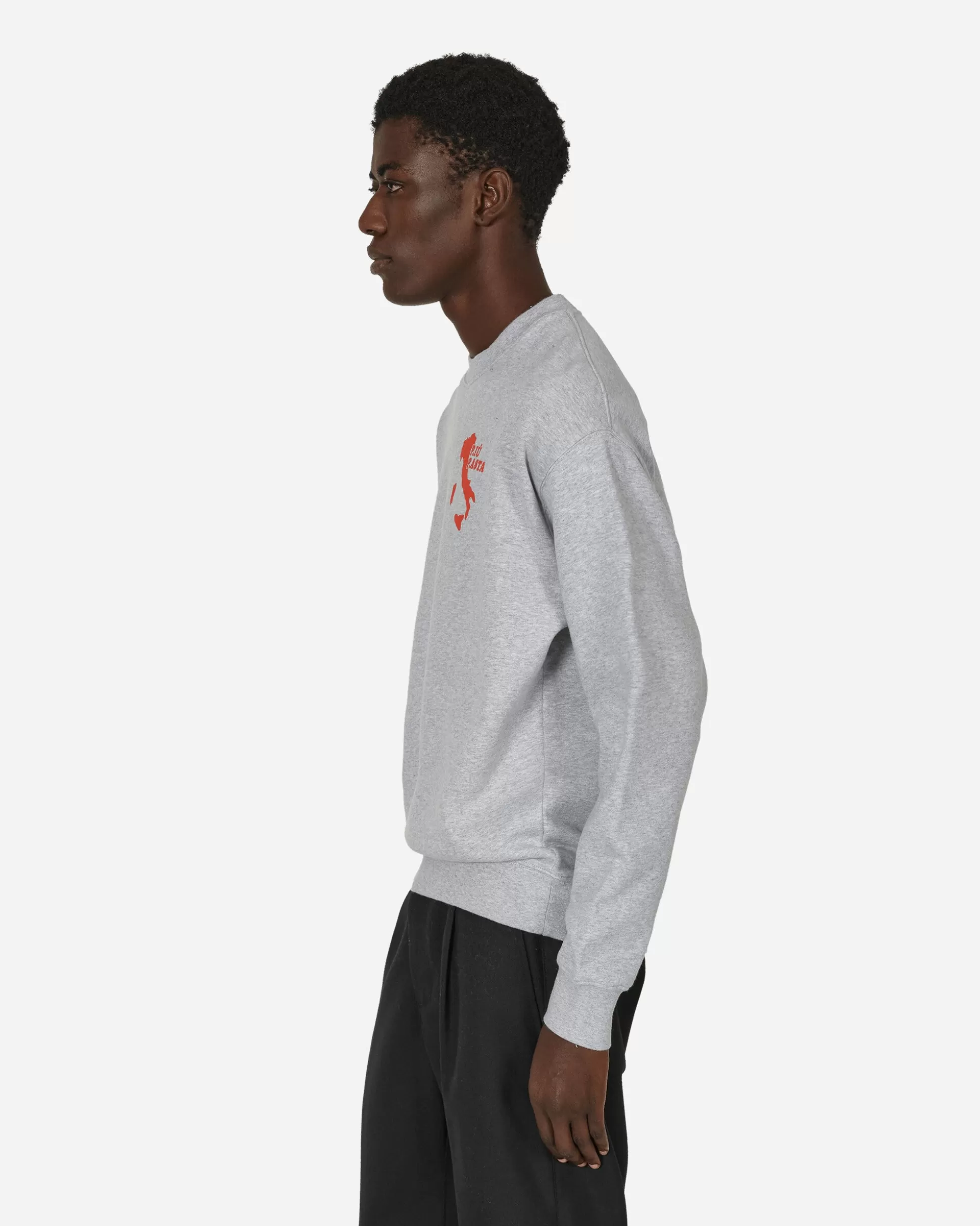 Public Possession P.iù P.asta Crewneck Sweatshirt Light Grey Heather Best
