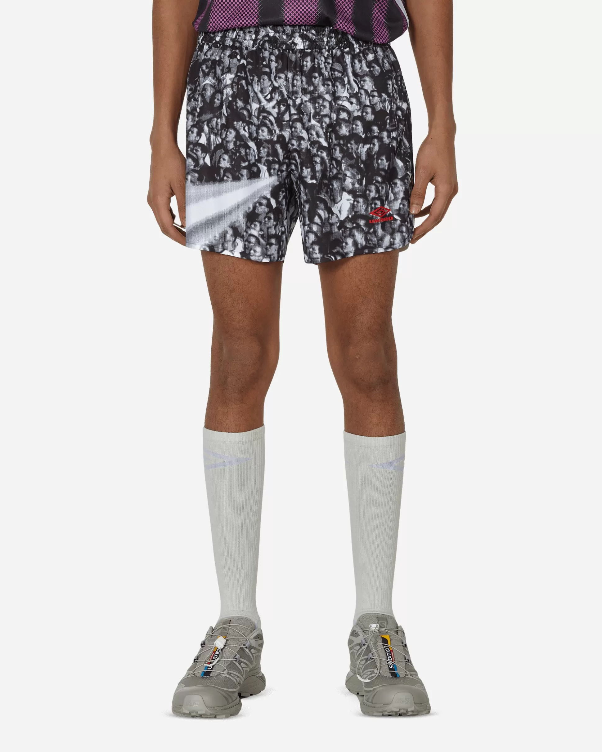 Umbro Printed Shorts White / Black Store
