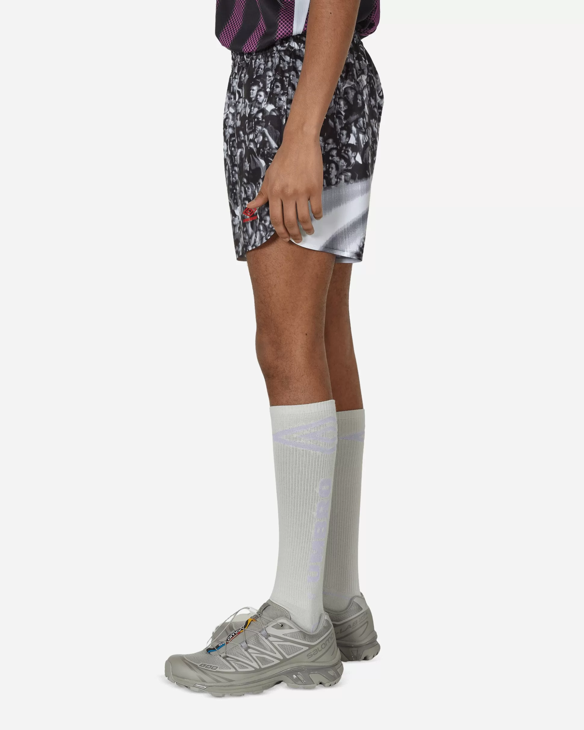 Umbro Printed Shorts White / Black Store