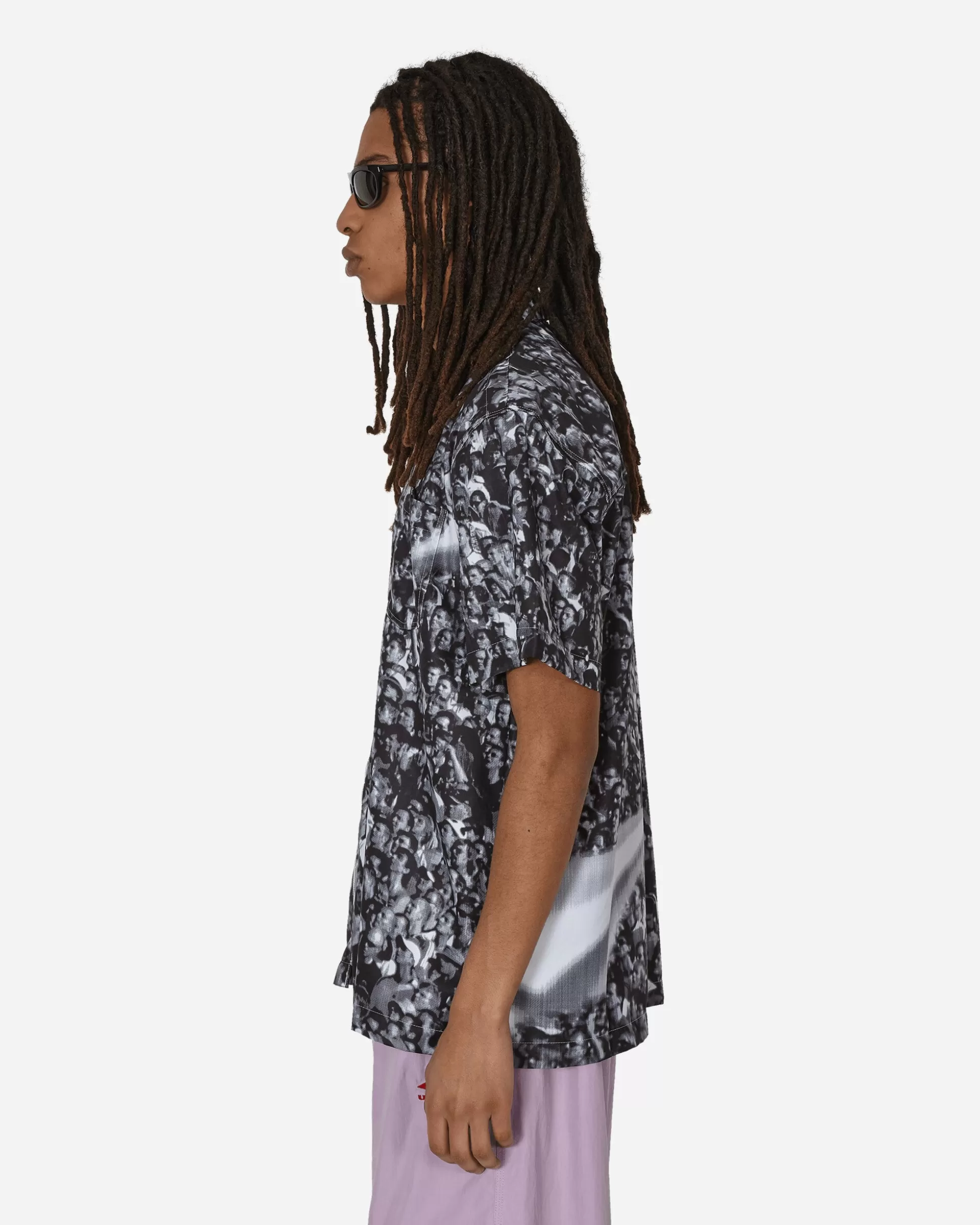 Umbro Printed Shortsleeve Shirt White / Black New