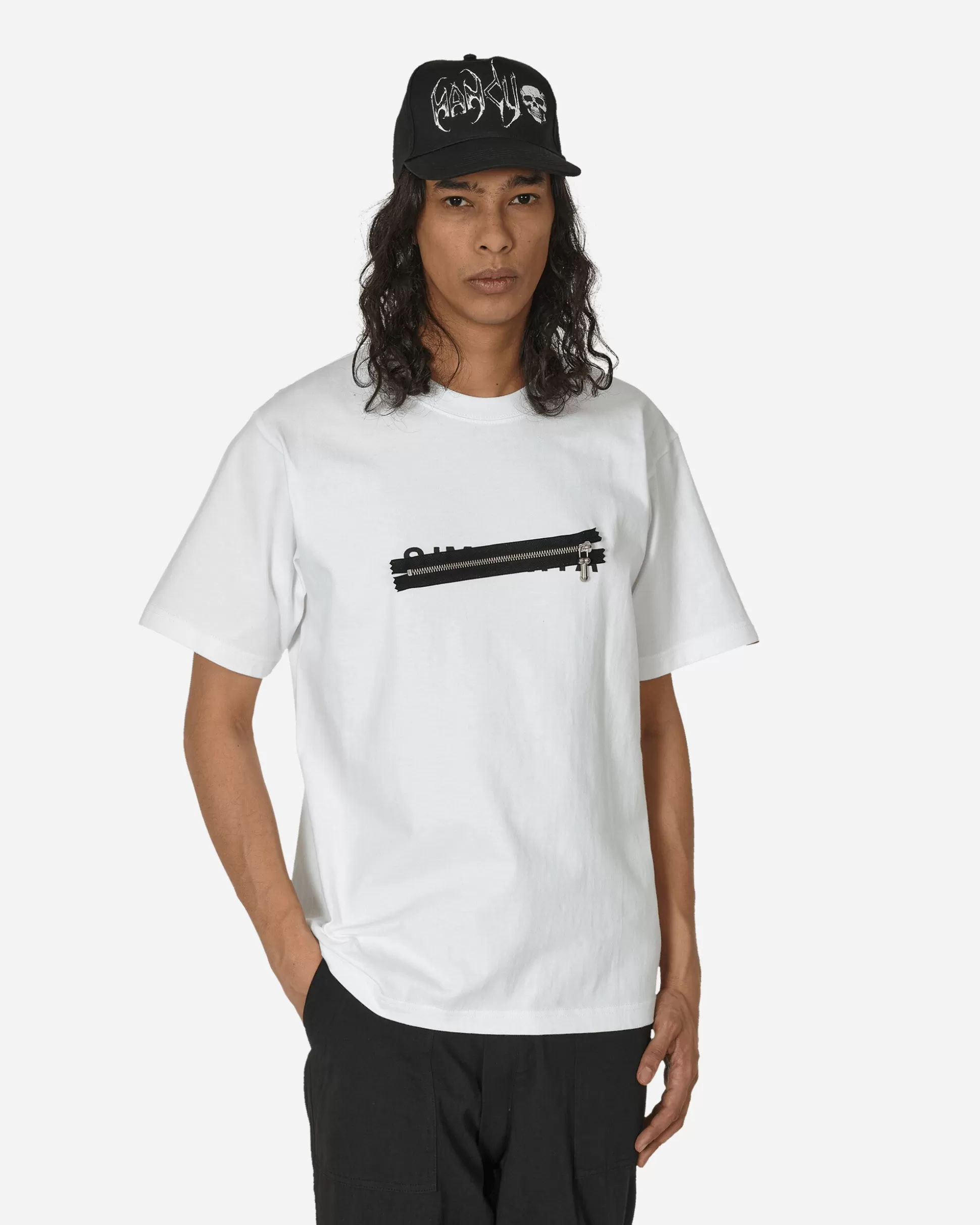 Phingerin P-Zip T-Shirt White New
