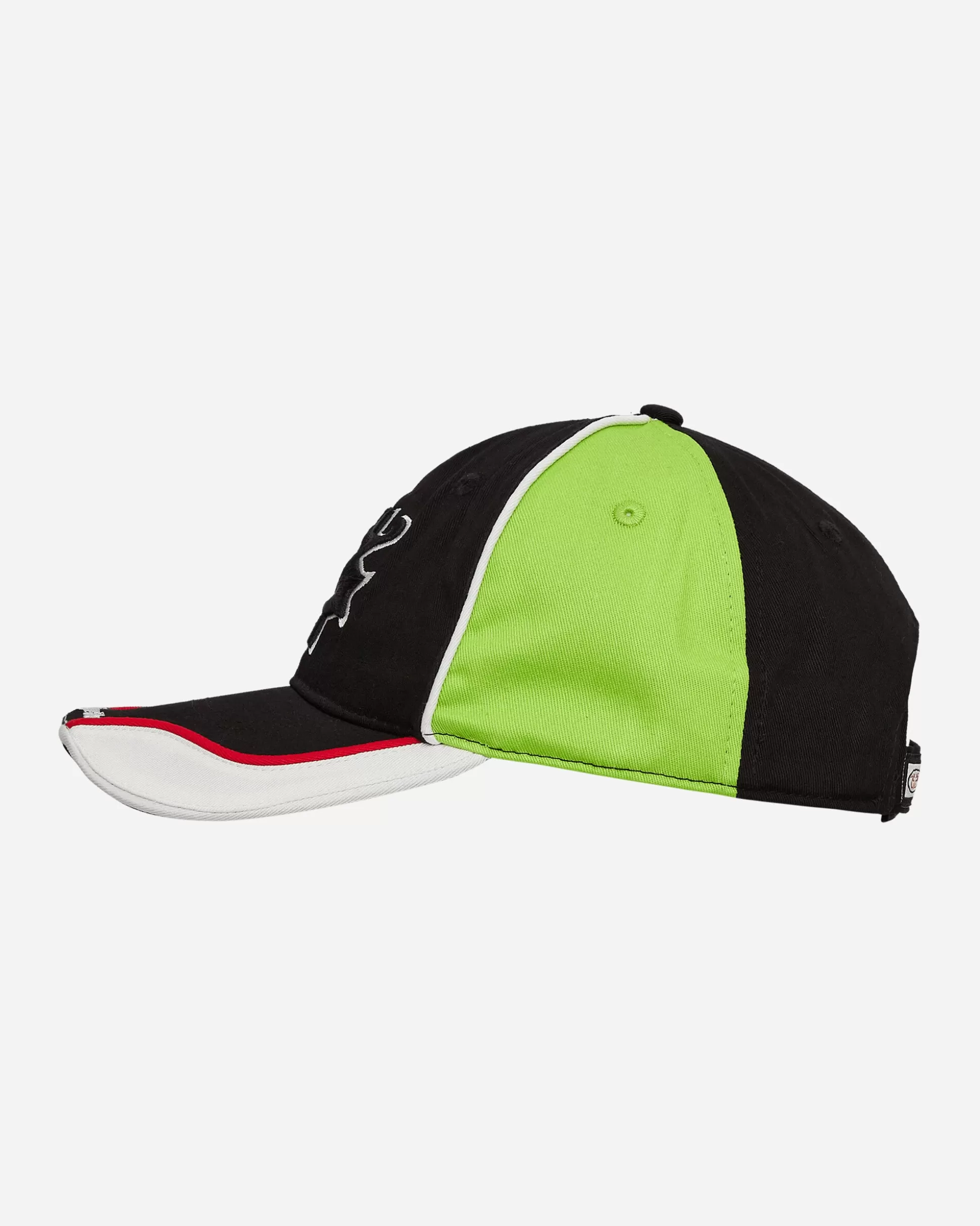 Stingwater Racing S Logo Hat Black / Green / Red Hot