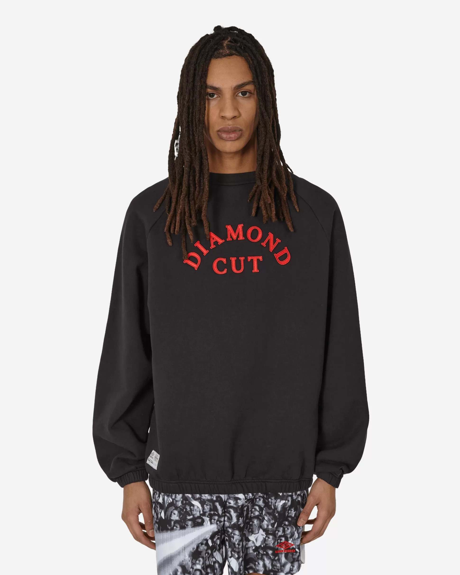 Umbro Raglan Crewneck Sweatshirt Black Best