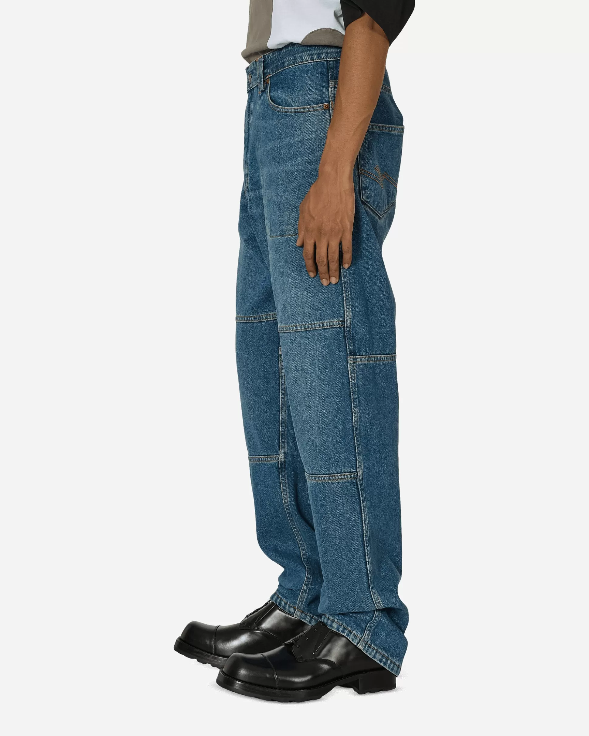Martine Rose Reversible Camo Jeans Blue Online