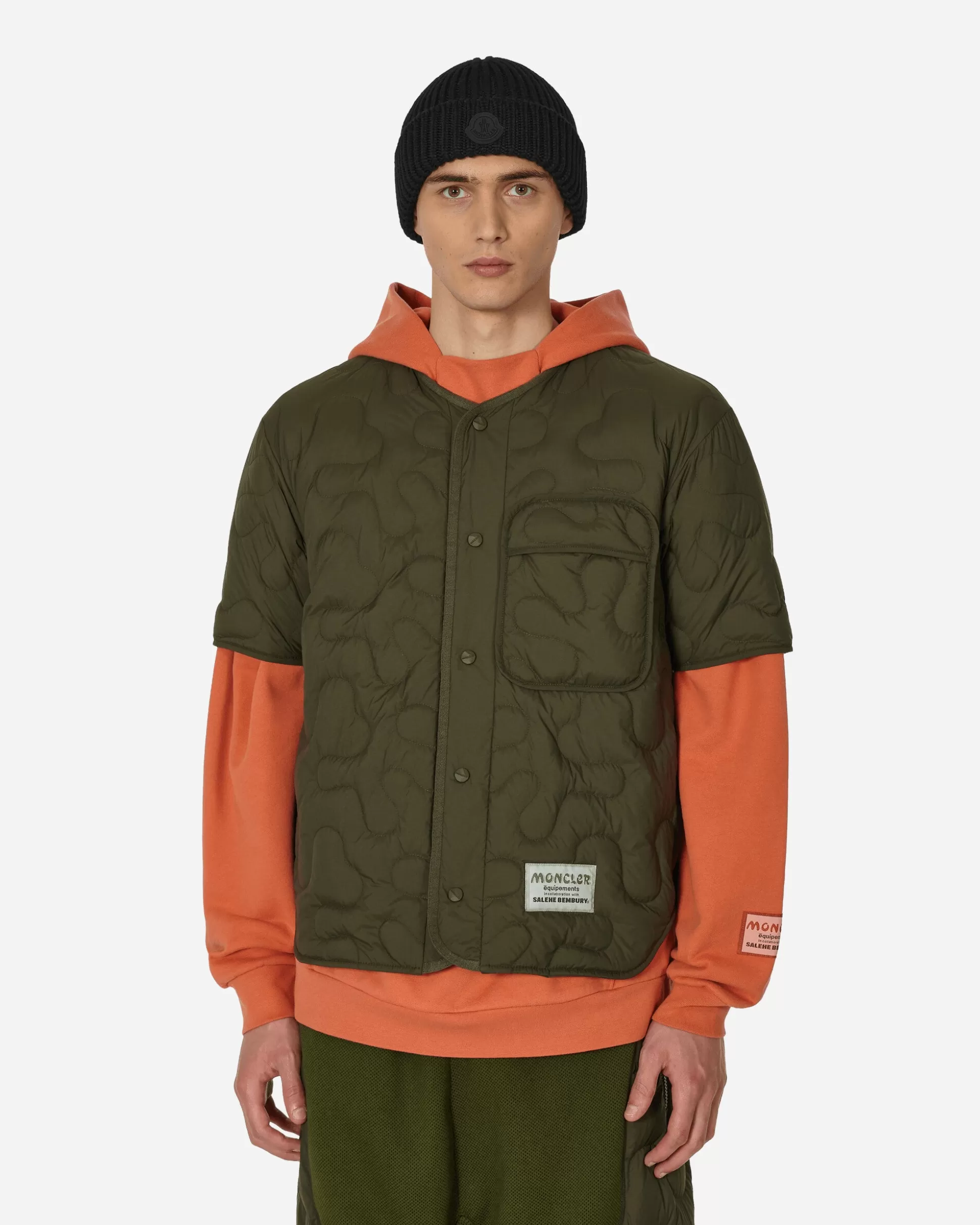 Moncler Genius Salehe Bembury Padded Shirt Green Sale