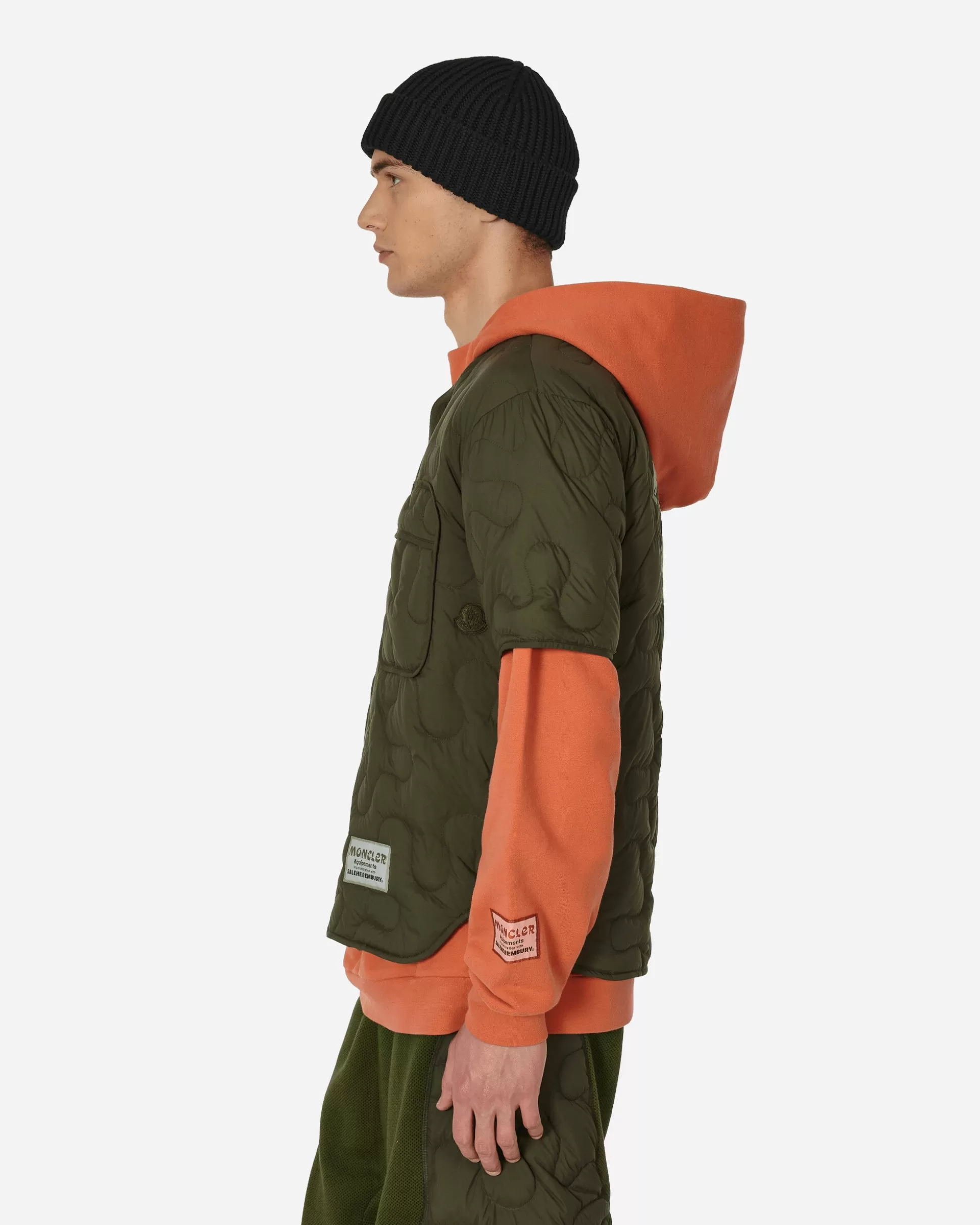 Moncler Genius Salehe Bembury Padded Shirt Green Sale
