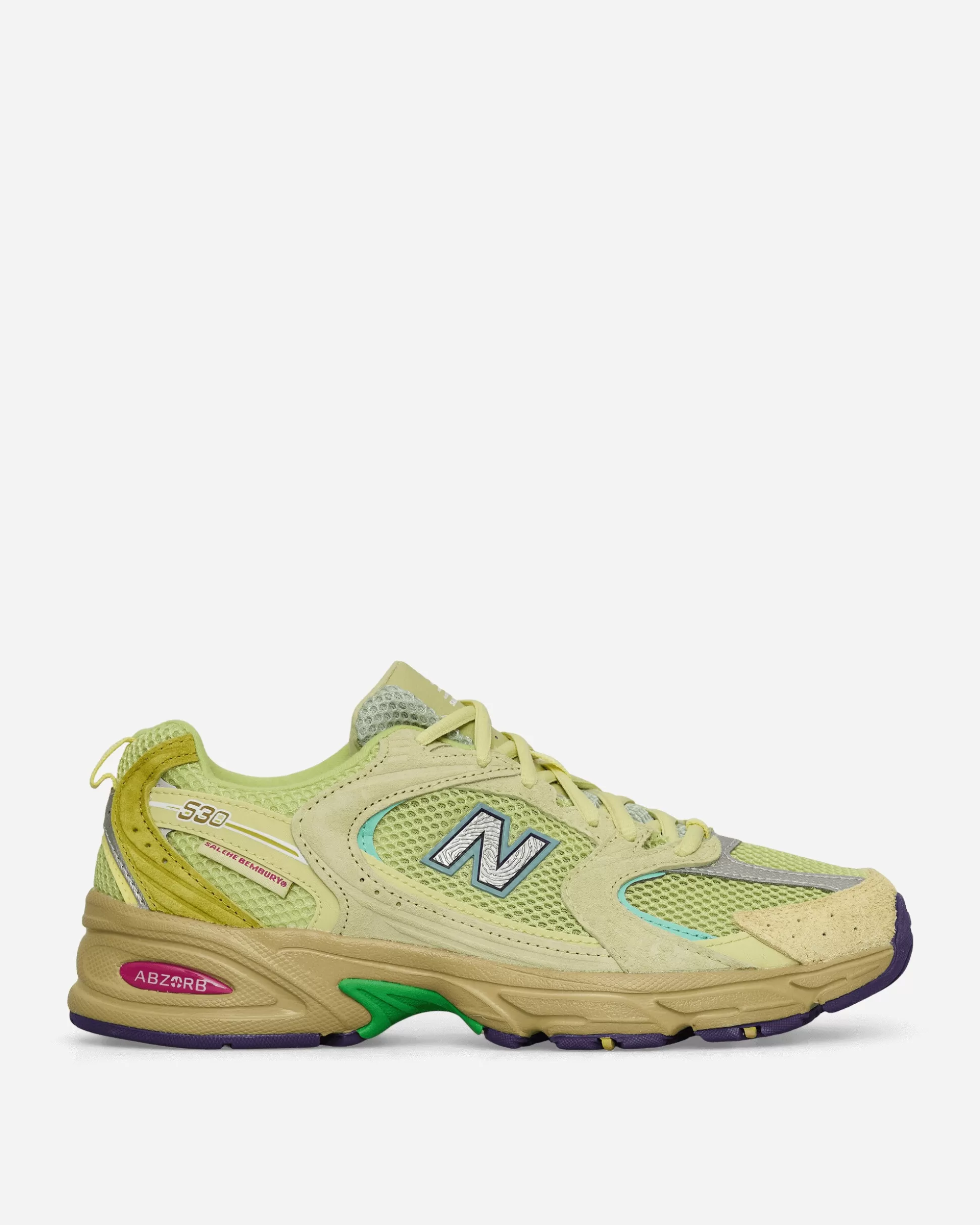 New Balance Salehe Brembury 530 Sneakers Dusty Yellow / Celery Green Flash Sale