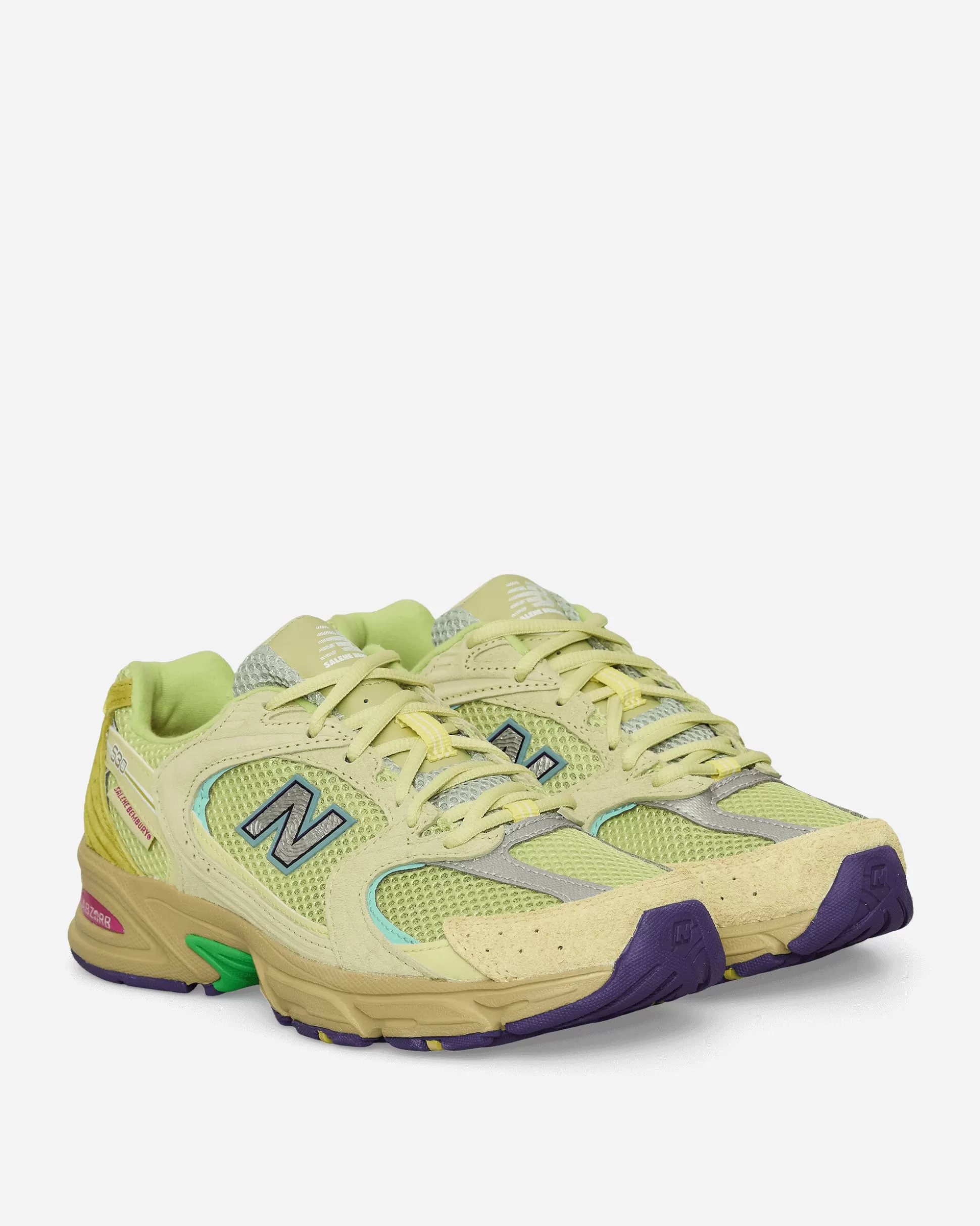 New Balance Salehe Brembury 530 Sneakers Dusty Yellow / Celery Green Flash Sale