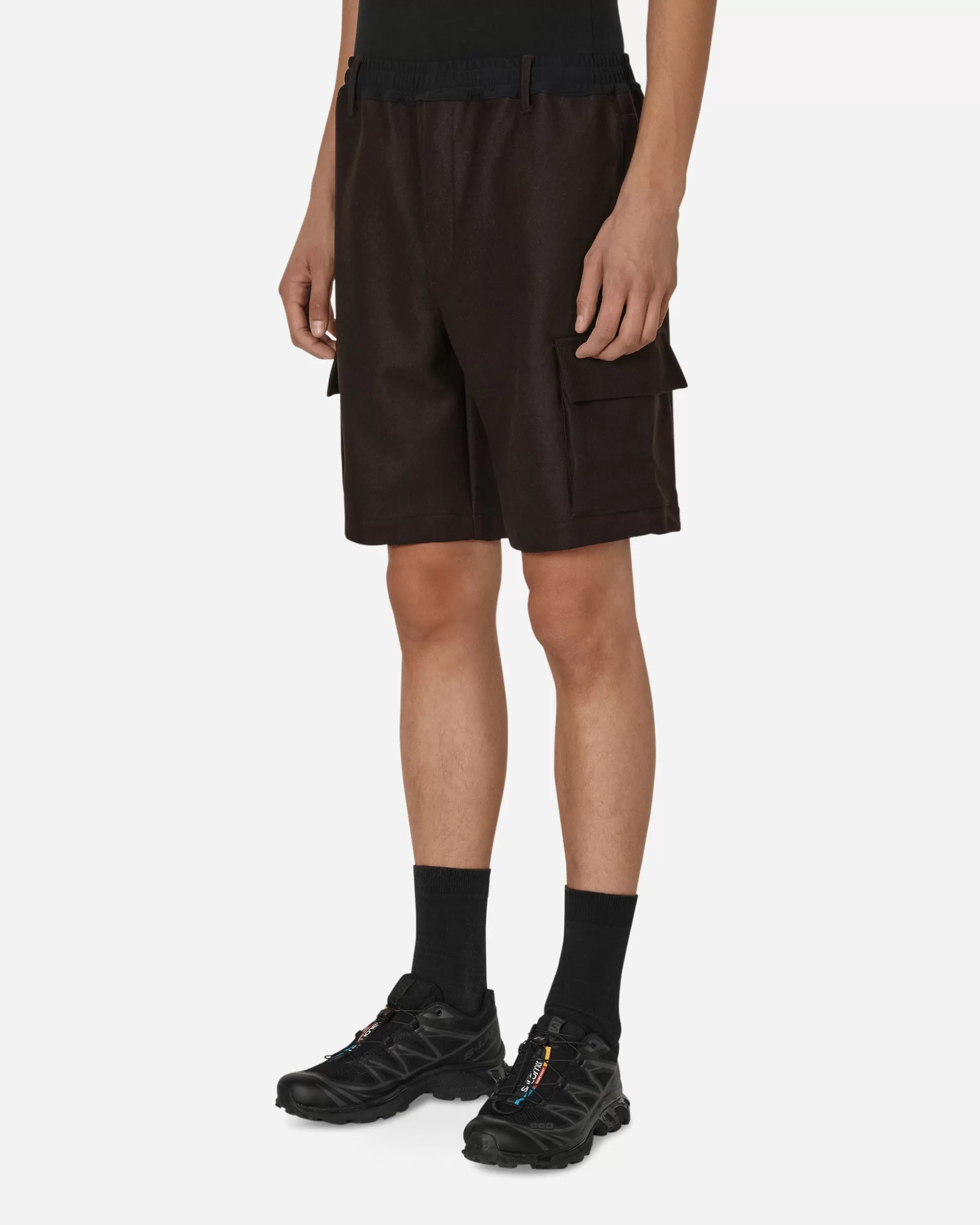 GR10K Salomon Panno Utility Shorts Brown Hot