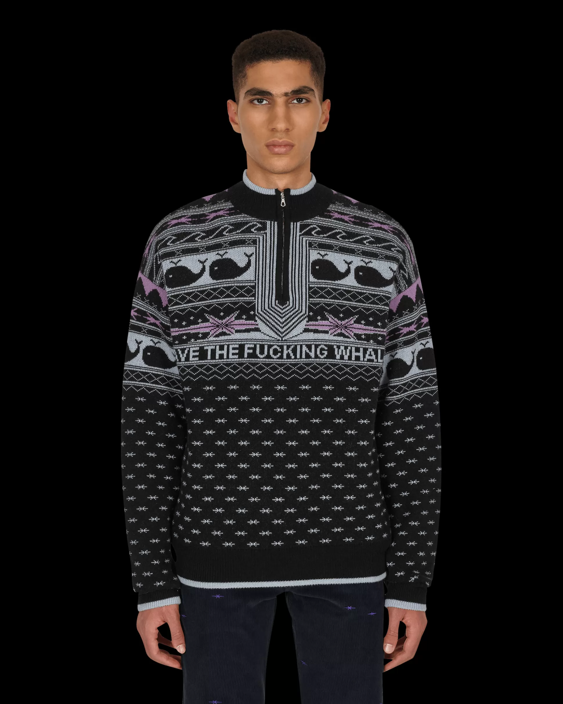 Phipps Save the Whales Sweater Black Online
