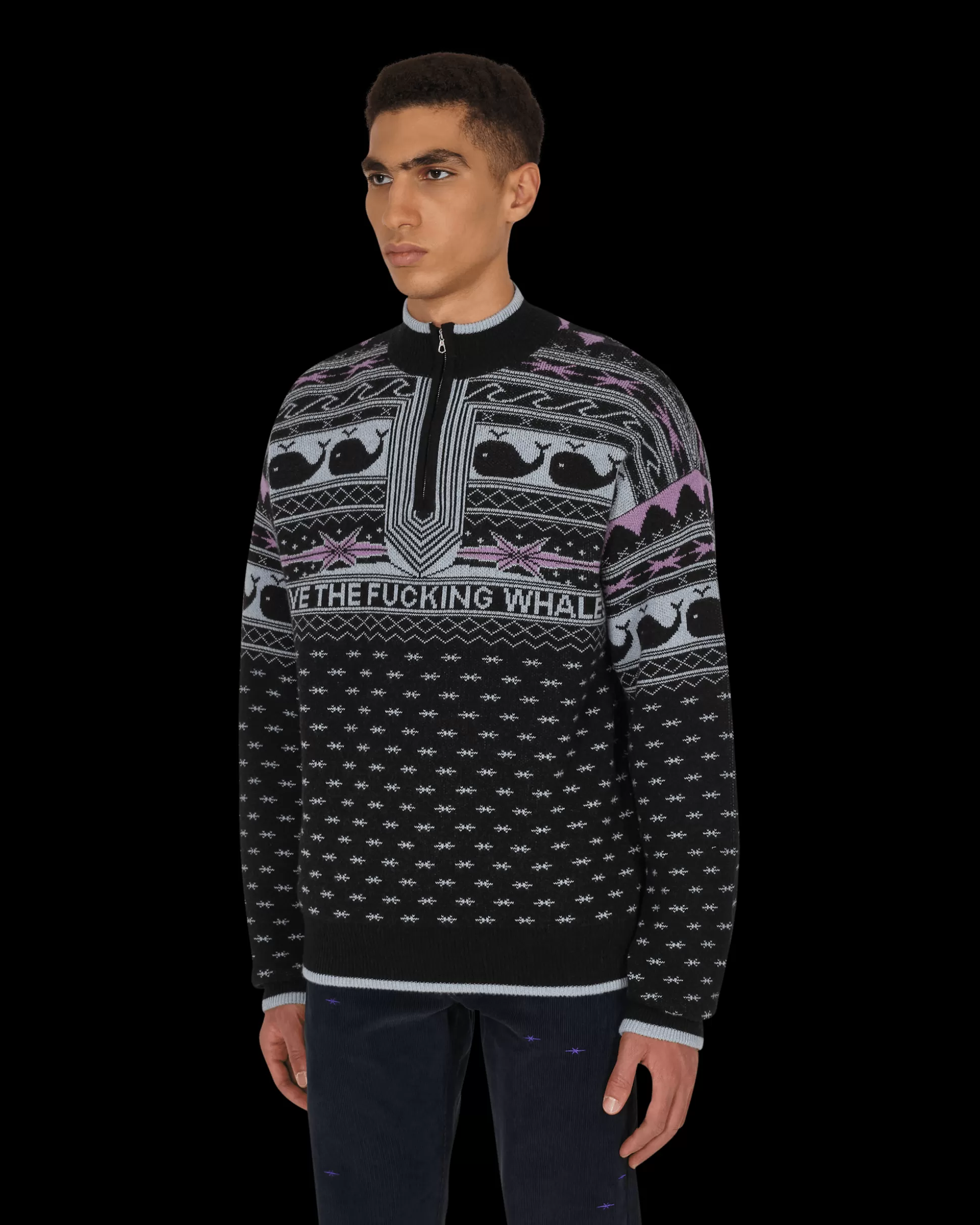 Phipps Save the Whales Sweater Black Online