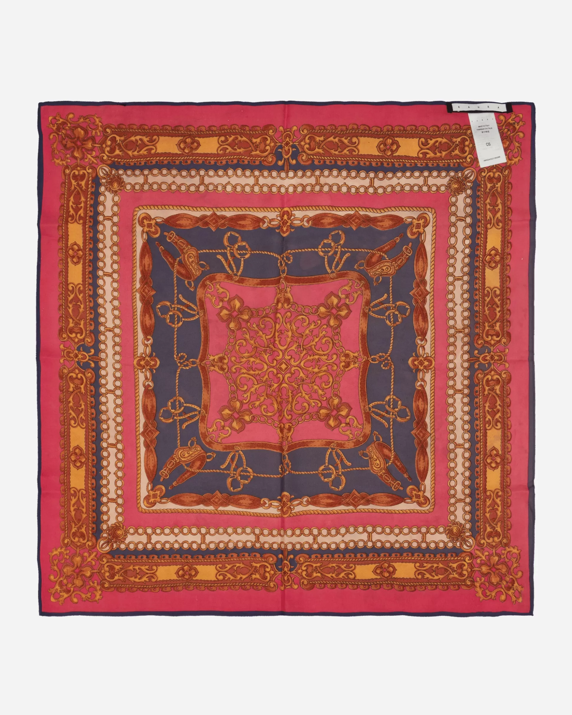 RANRA Silk Bandana Pink New