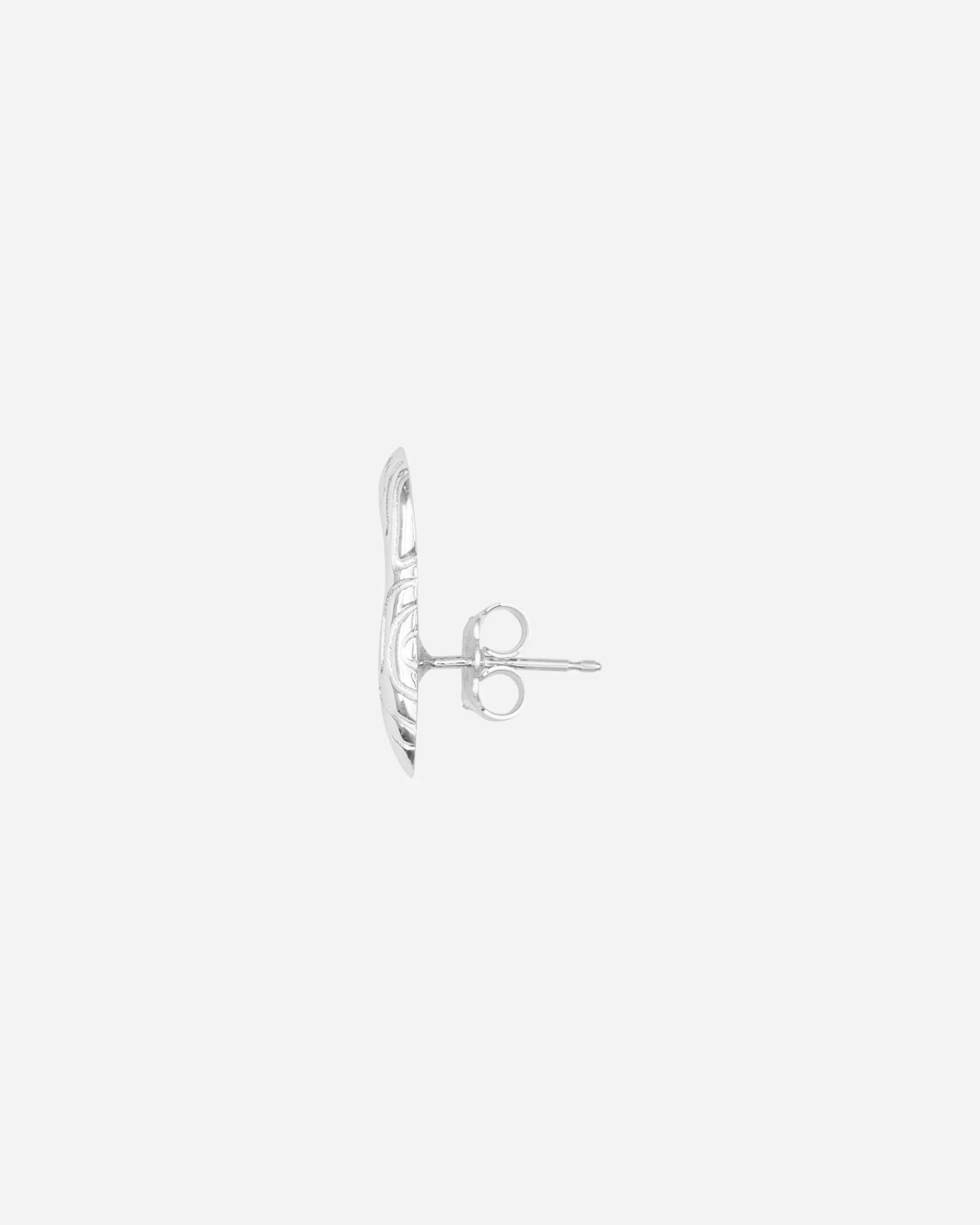 Octi Single Island Stud Silver Clearance