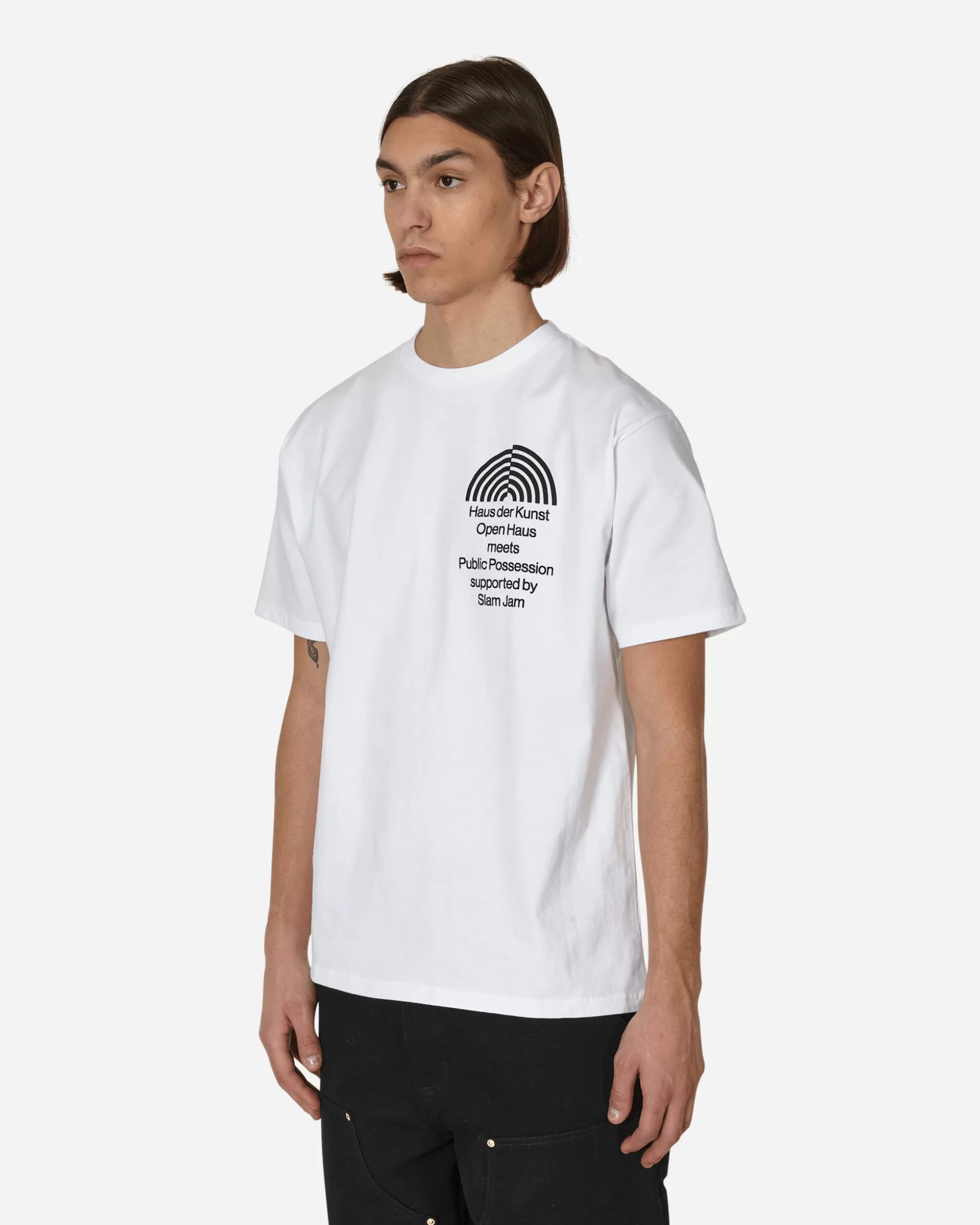 Public Possession Slam Jam Open Haus T-Shirt White Sale