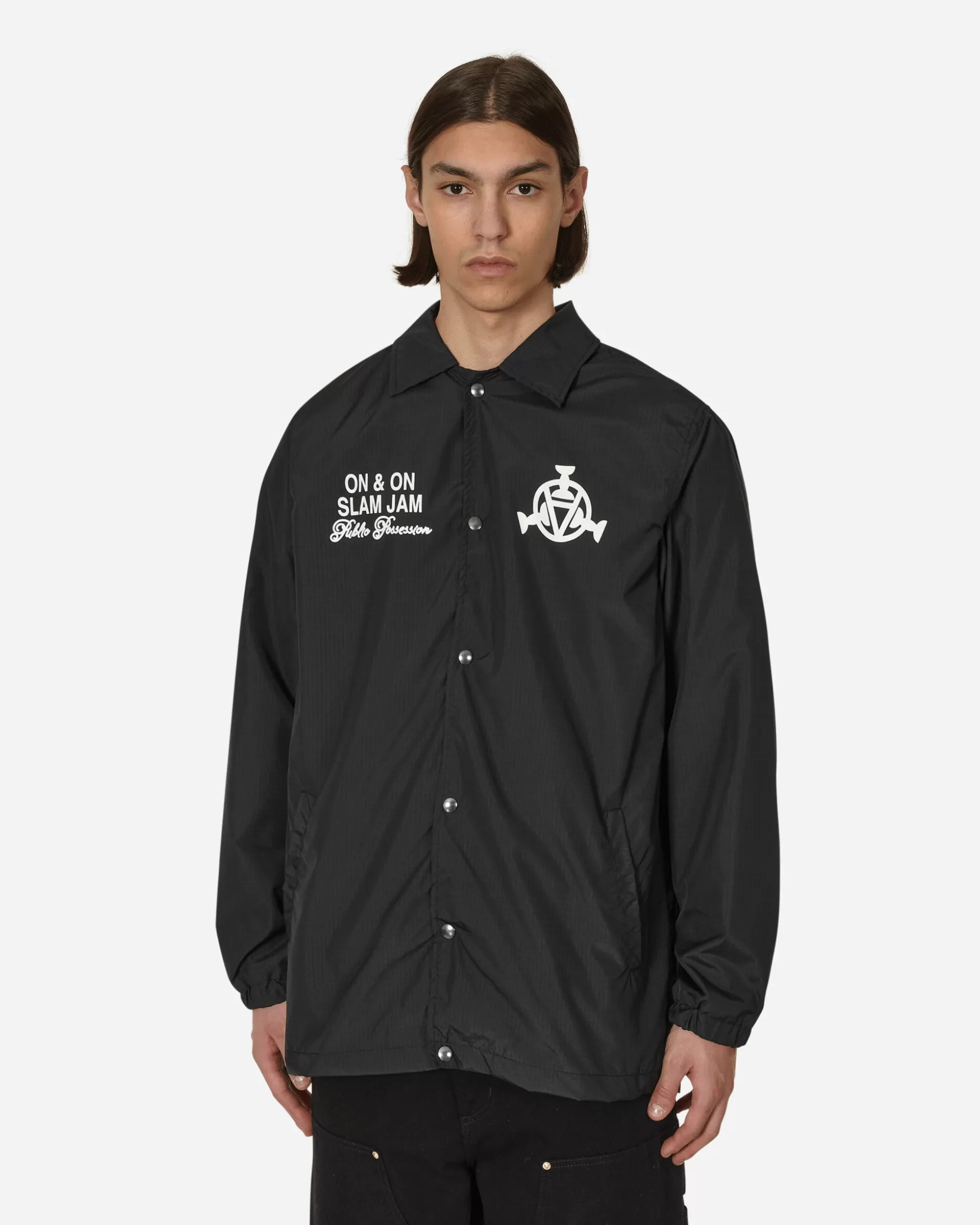 Public Possession Slam Jam Realize Your Ideas Coach Jacket Black Online