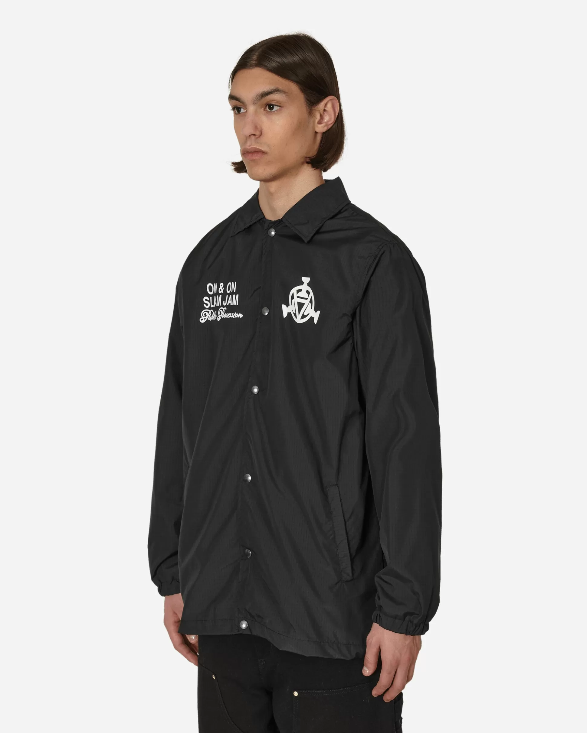 Public Possession Slam Jam Realize Your Ideas Coach Jacket Black Online