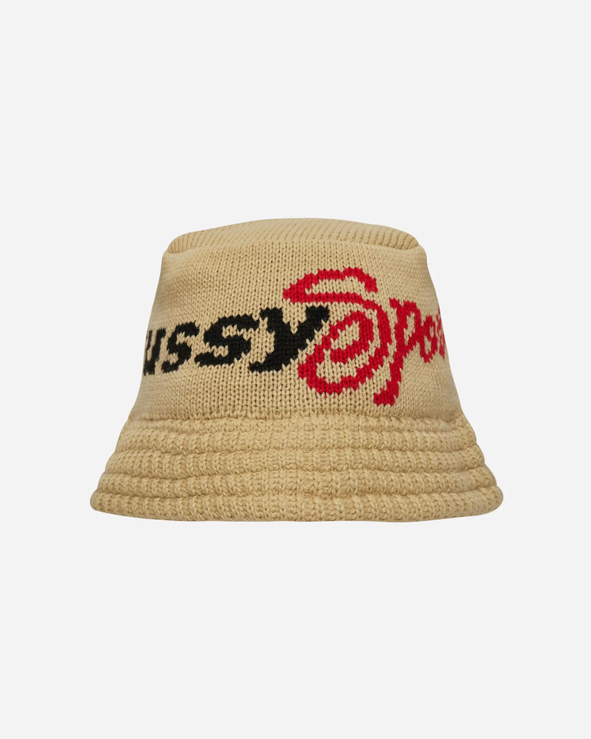 Stüssy Sport Knit Bucket Hat Beige Online