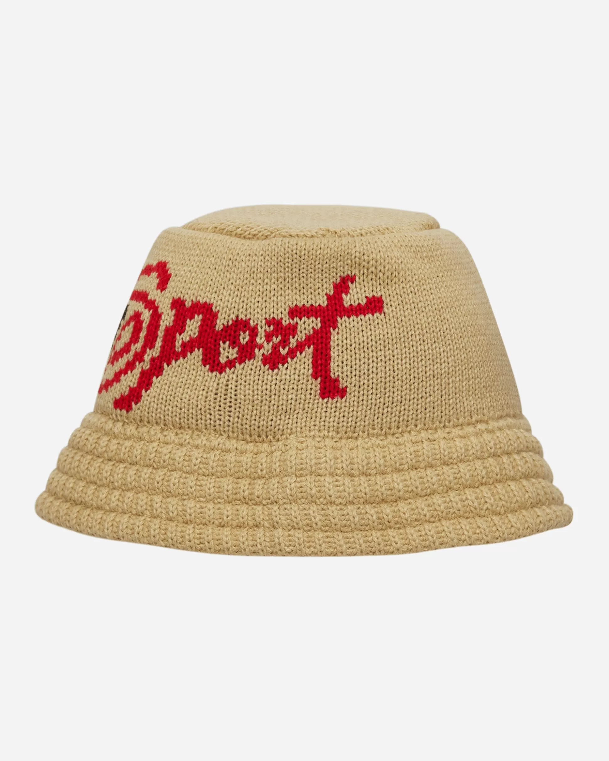 Stüssy Sport Knit Bucket Hat Beige Online