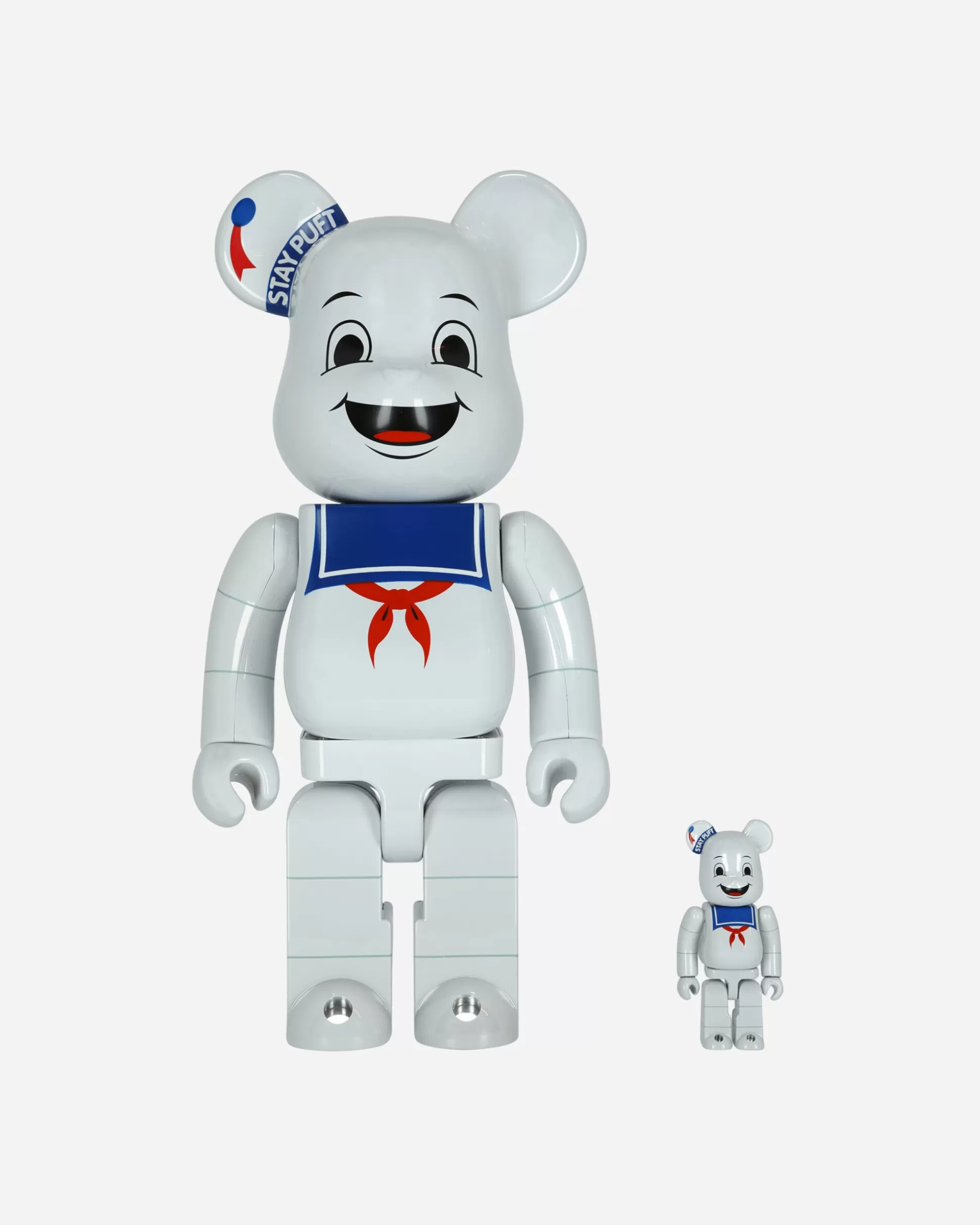Medicom 100%+400% Stay Puft Marshmallow Man Be@rbrick White Fashion