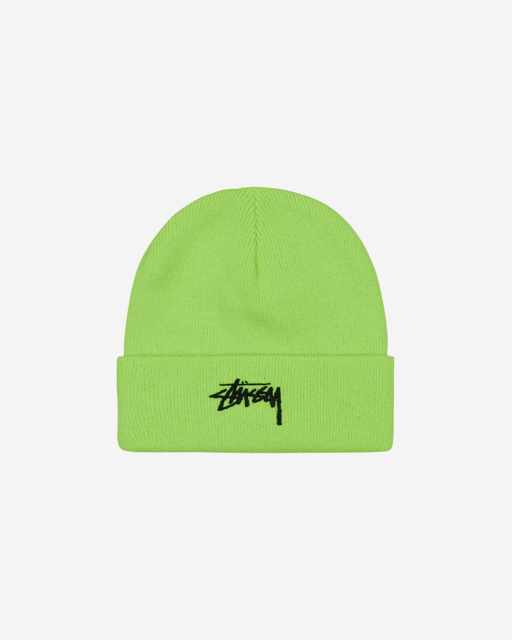 Stüssy Stock Cuff Beanie Fluo Green Hot