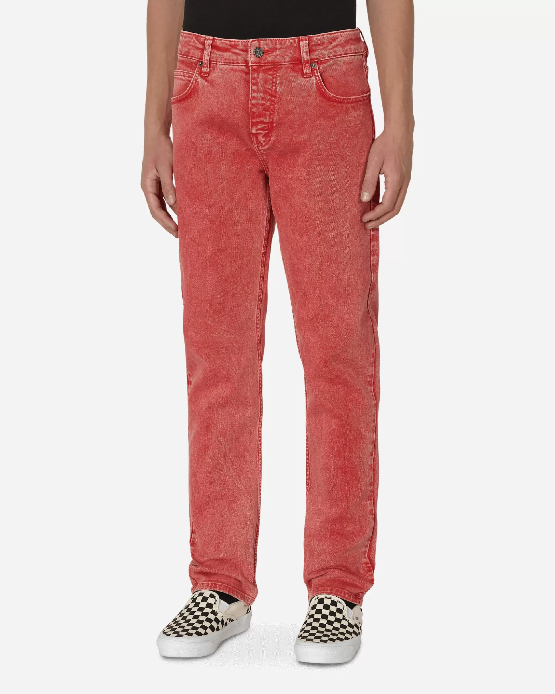 Guess USA Straight Denim Pants Orange Shop