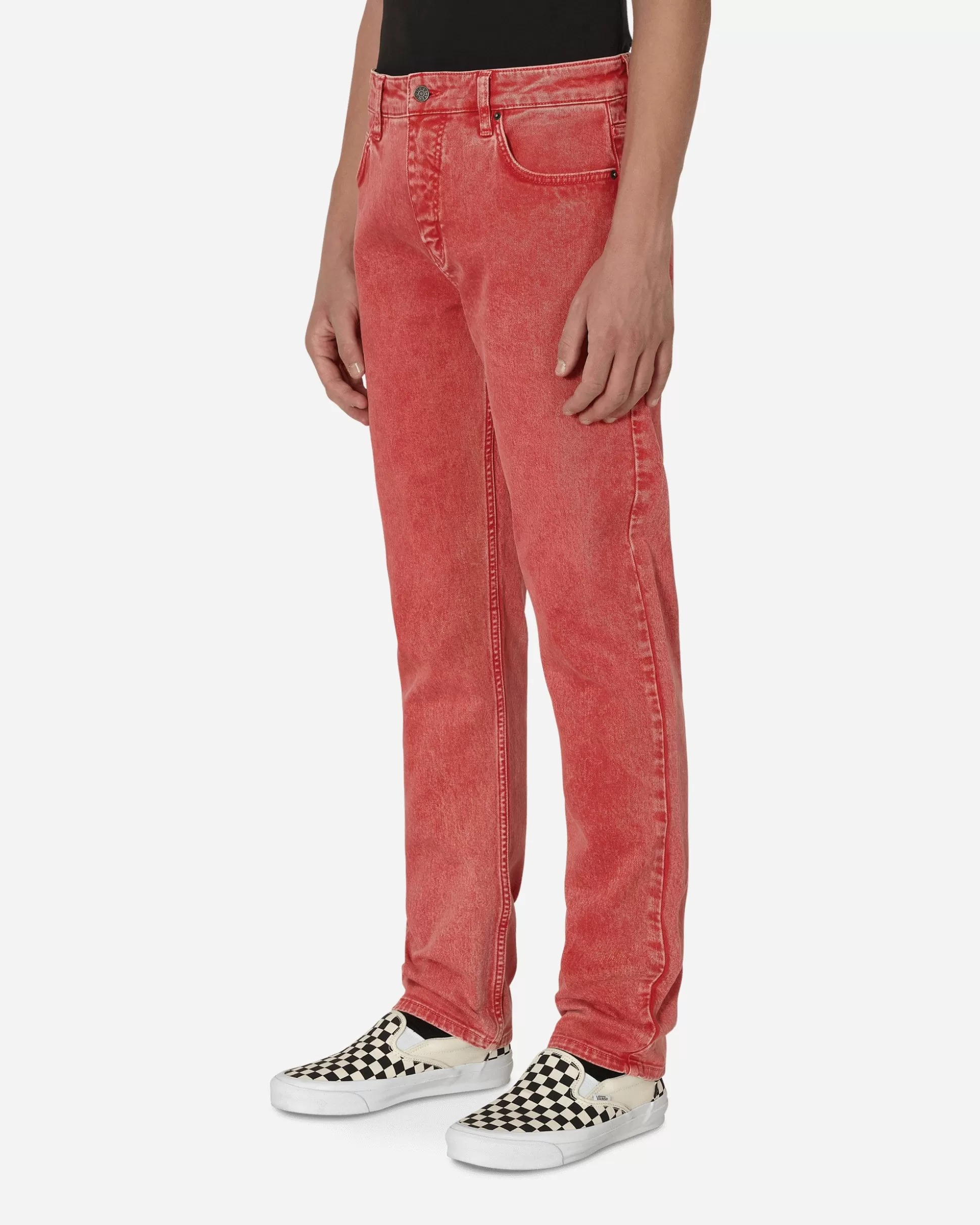 Guess USA Straight Denim Pants Orange Shop