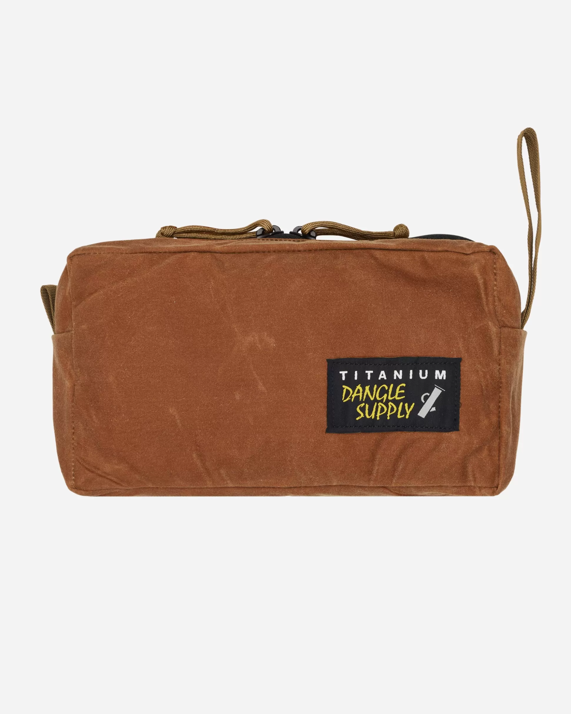 Dangle Supply Stuff Sack Waxed Canvas Accessory Bag Brown Shop