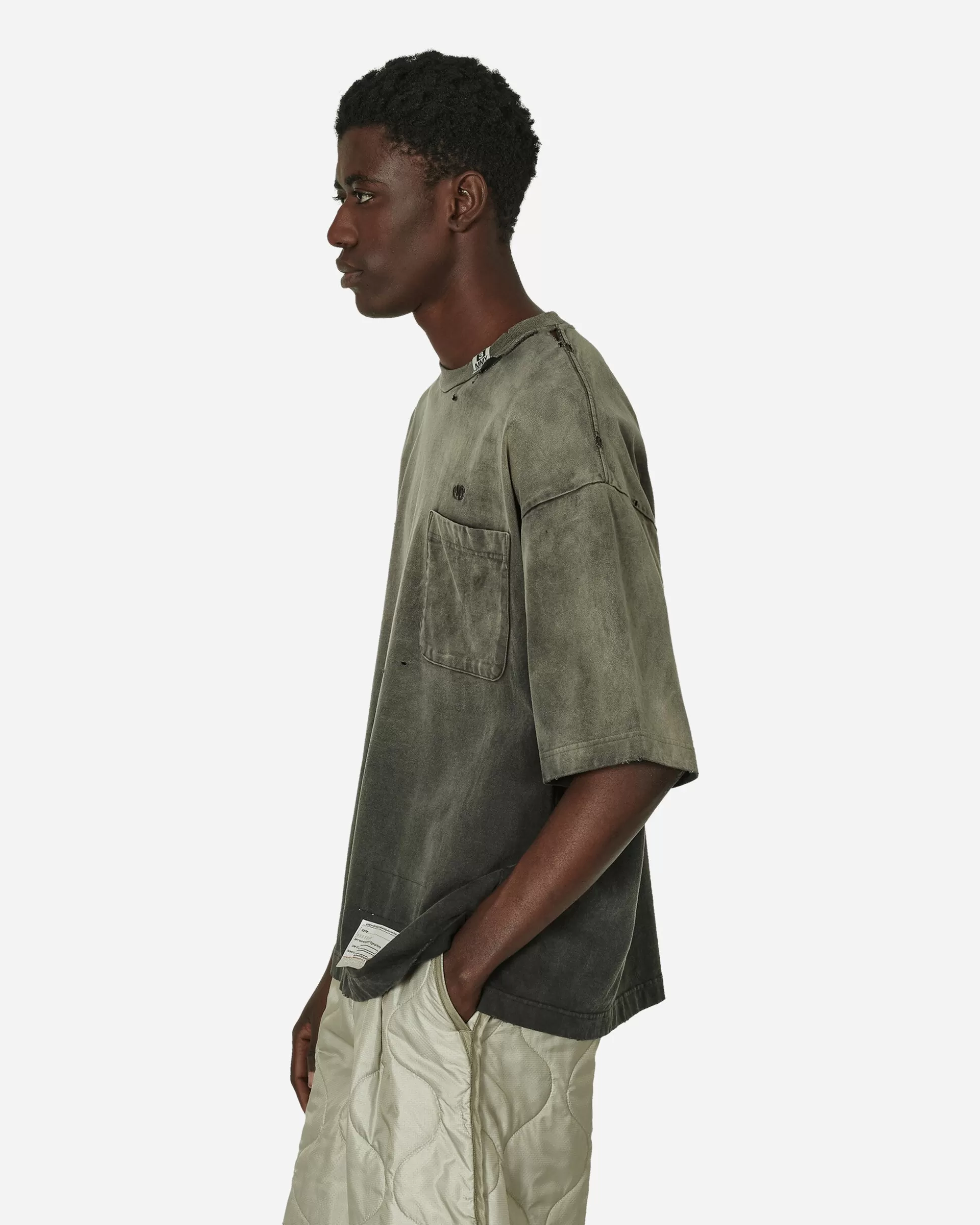 Maison MIHARA YASUHIRO Sun Faded T-Shirt Black Store