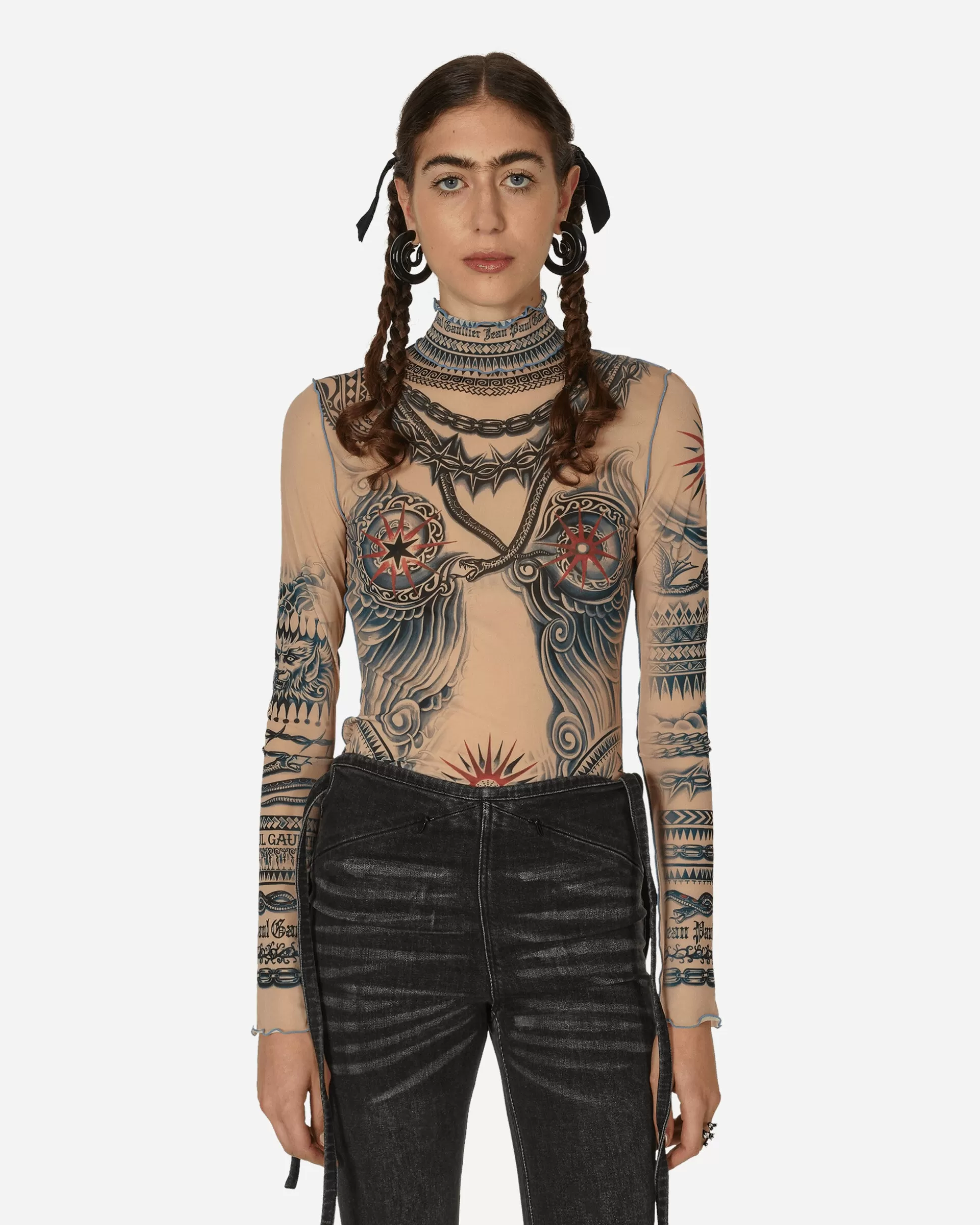 Jean Paul Gaultier Sun Tattoo Top Nude Hot