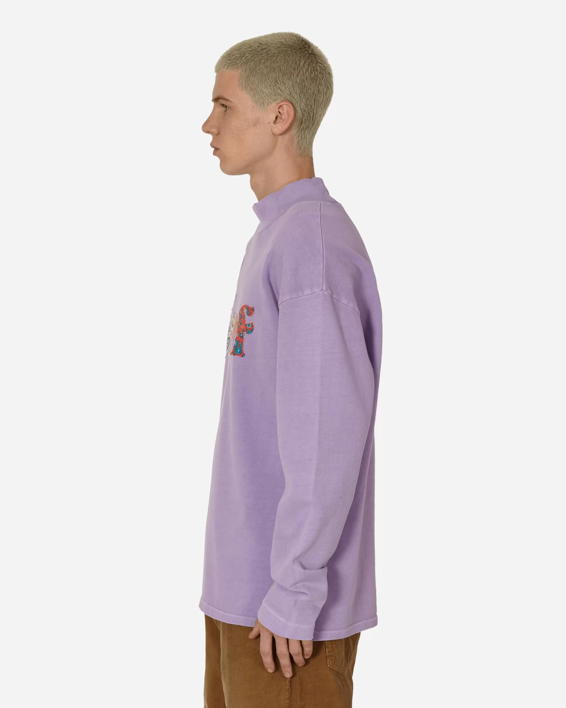 ERL Surf Patch Longsleeve T-Shirt Purple Flash Sale