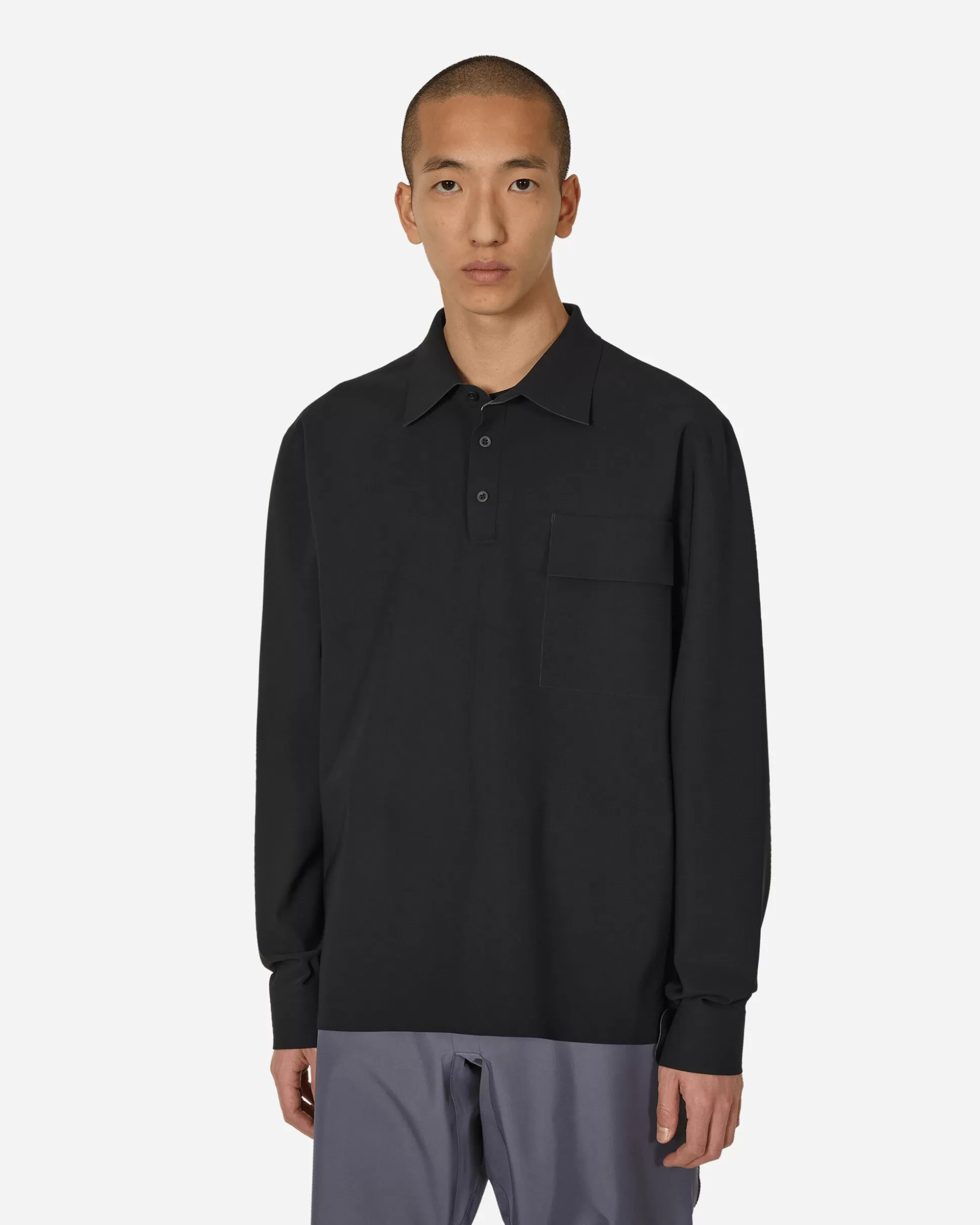 GR10K Taped Bonded Polo Shirt Black Outlet