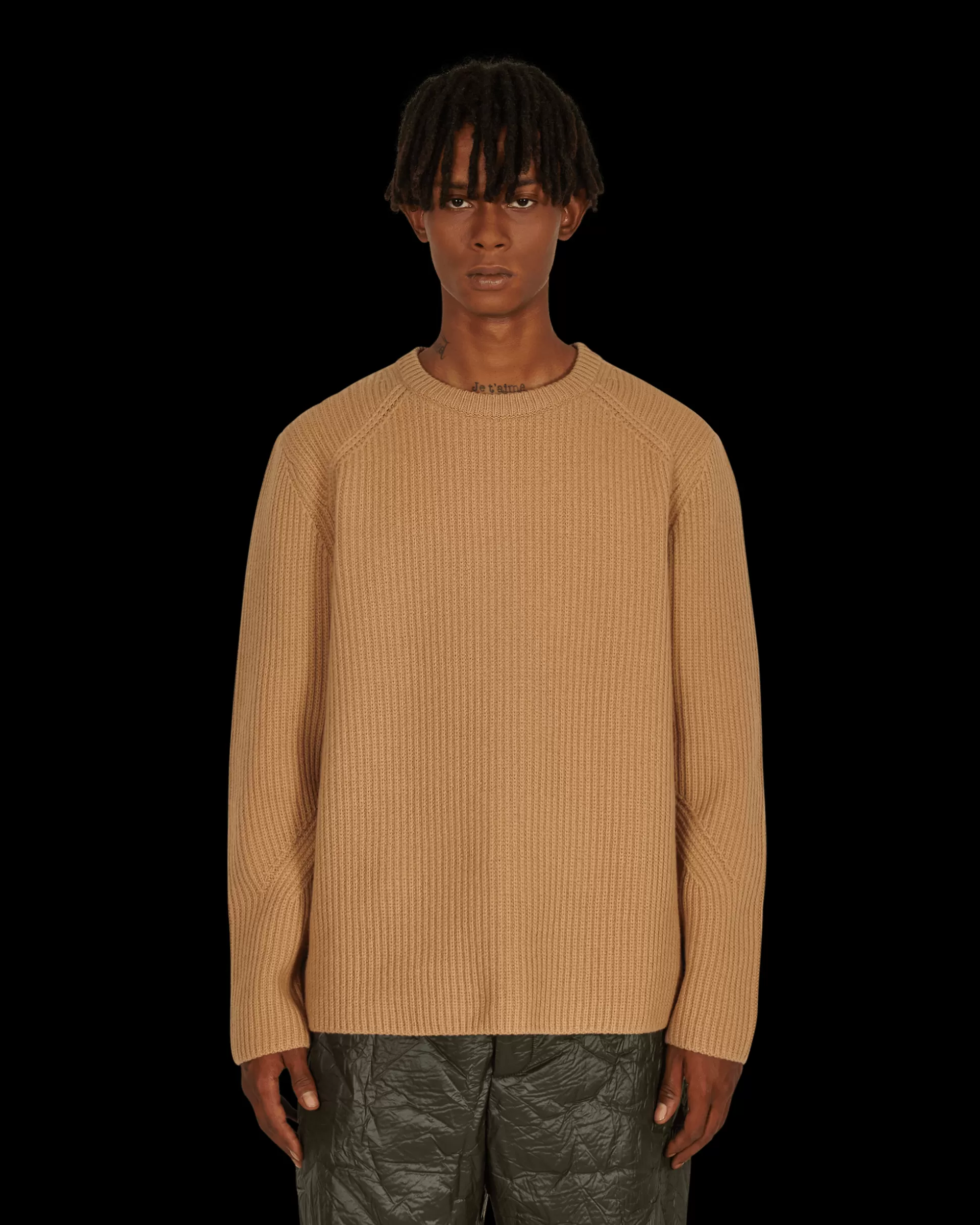 Dries Van Noten Task Crewneck Sweater Brown Clearance