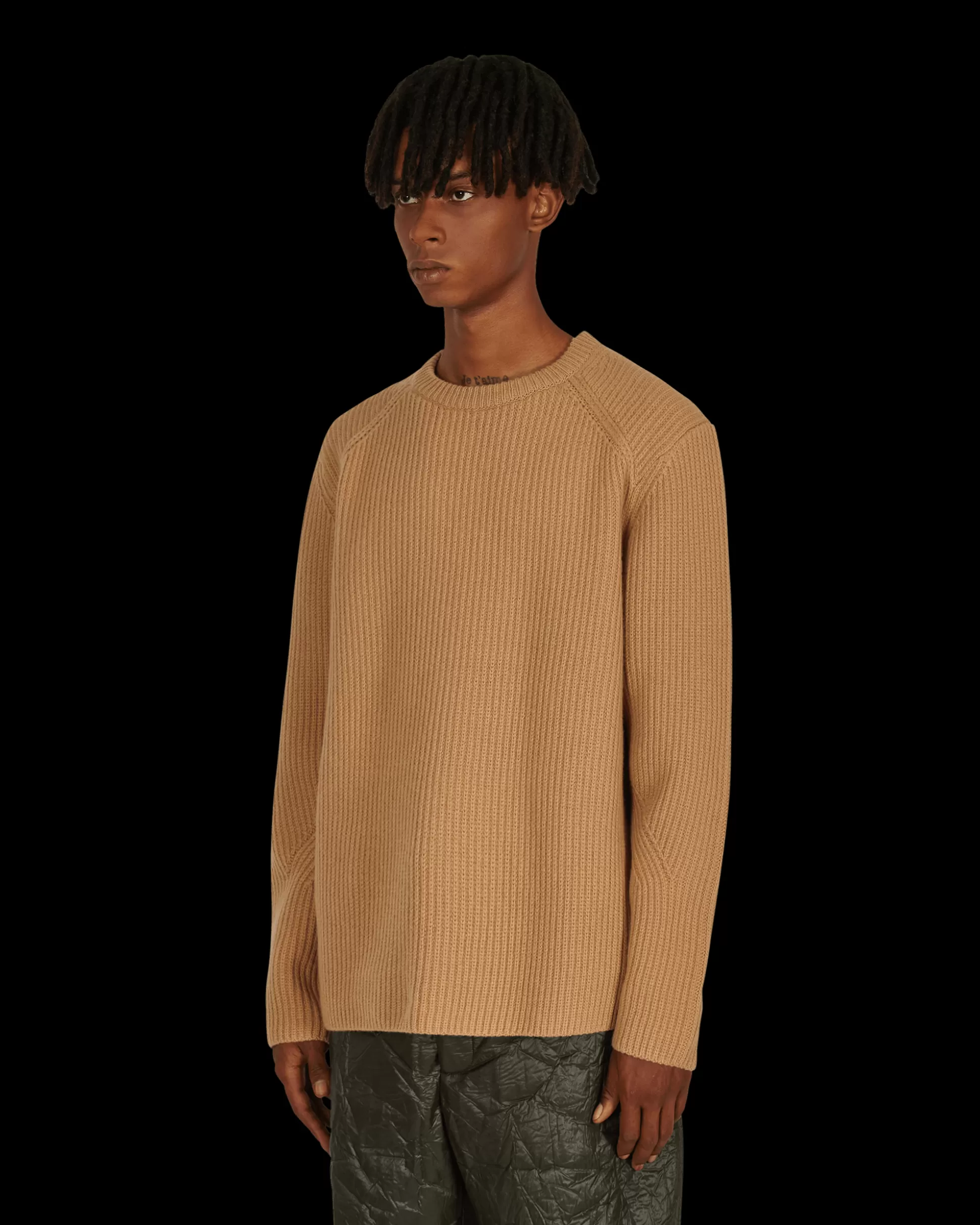 Dries Van Noten Task Crewneck Sweater Brown Clearance