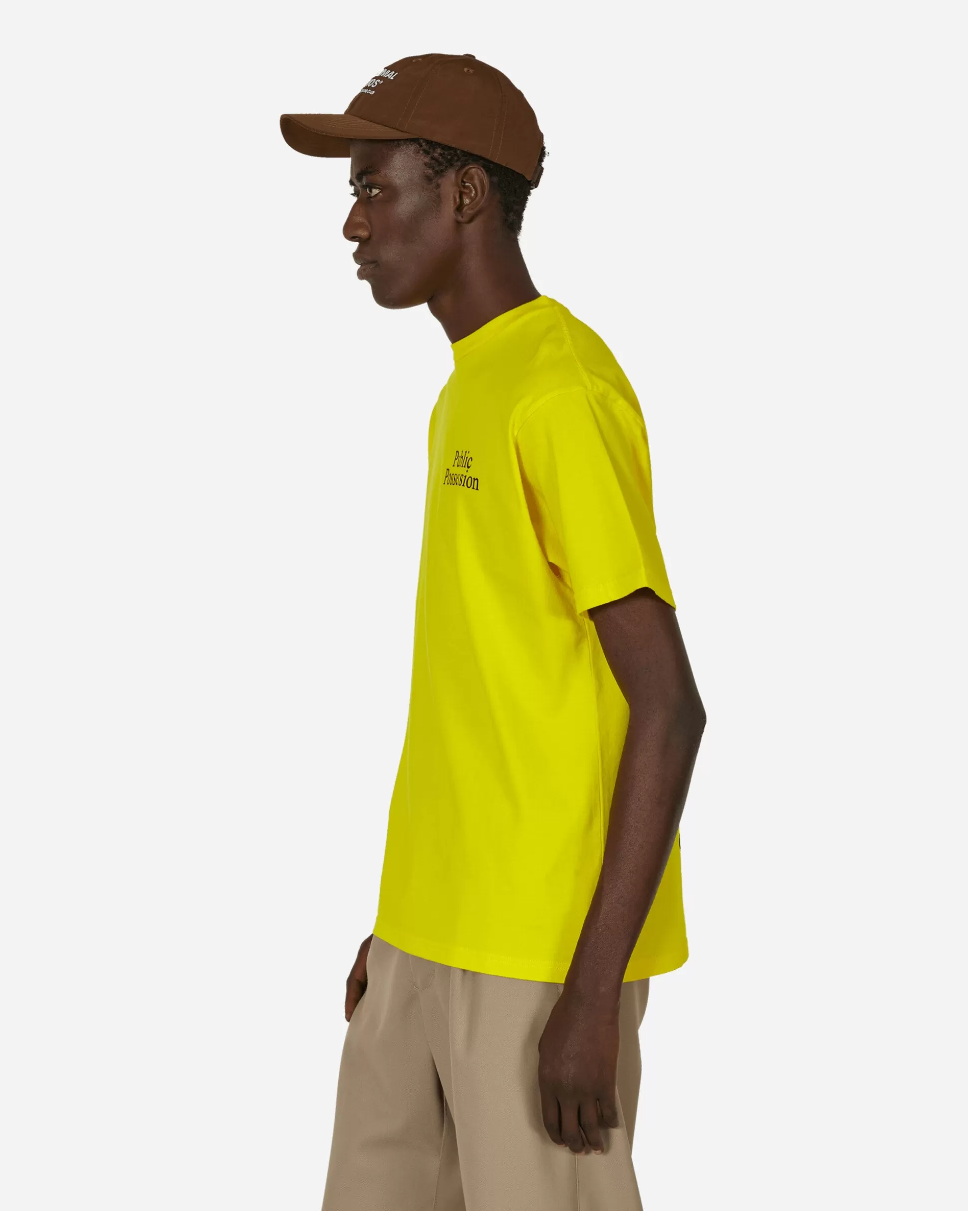 Public Possession Tempel T-Shirt Yellow Flash Sale
