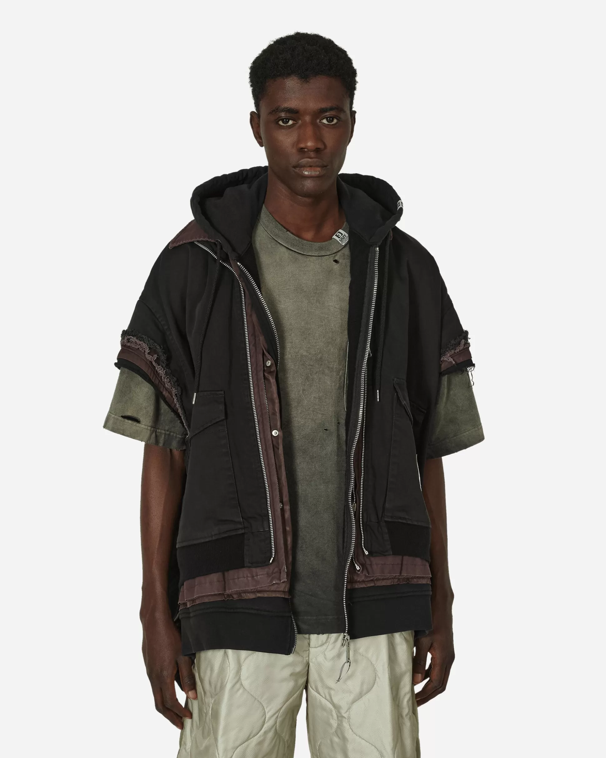 Maison MIHARA YASUHIRO Triple Layered Vest Black Shop