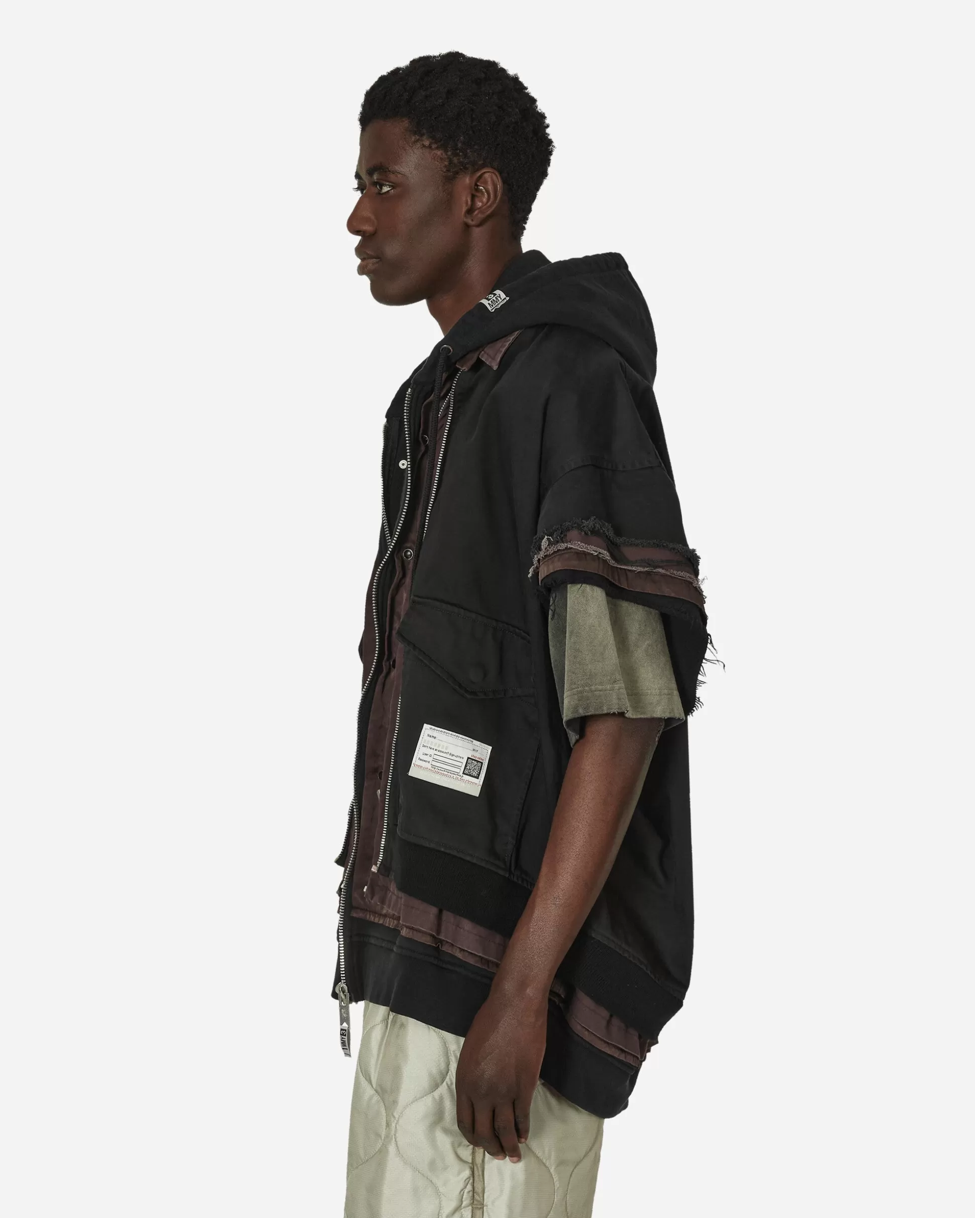 Maison MIHARA YASUHIRO Triple Layered Vest Black Shop