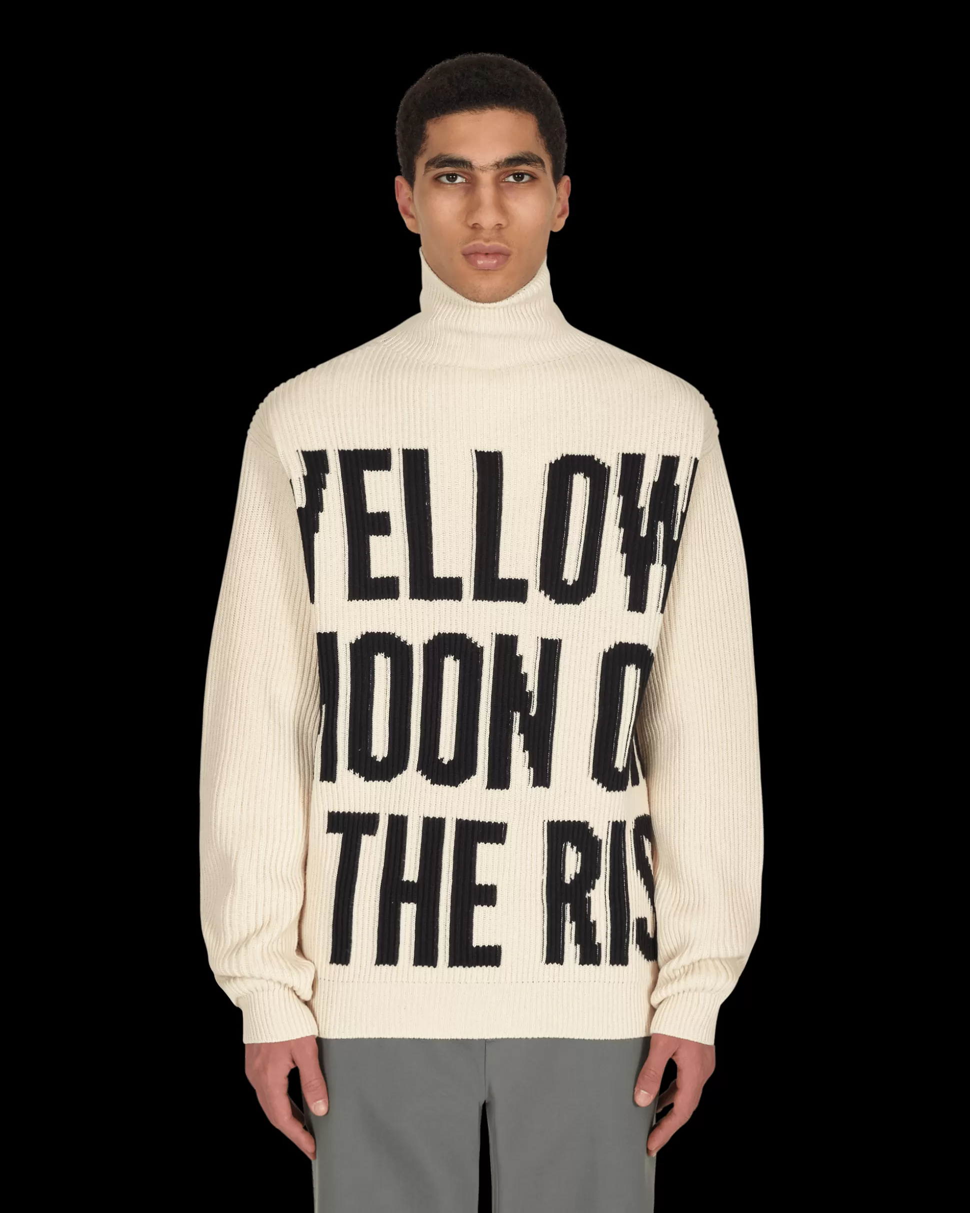 Jil Sander Turtleneck Sweater Beige Cheap