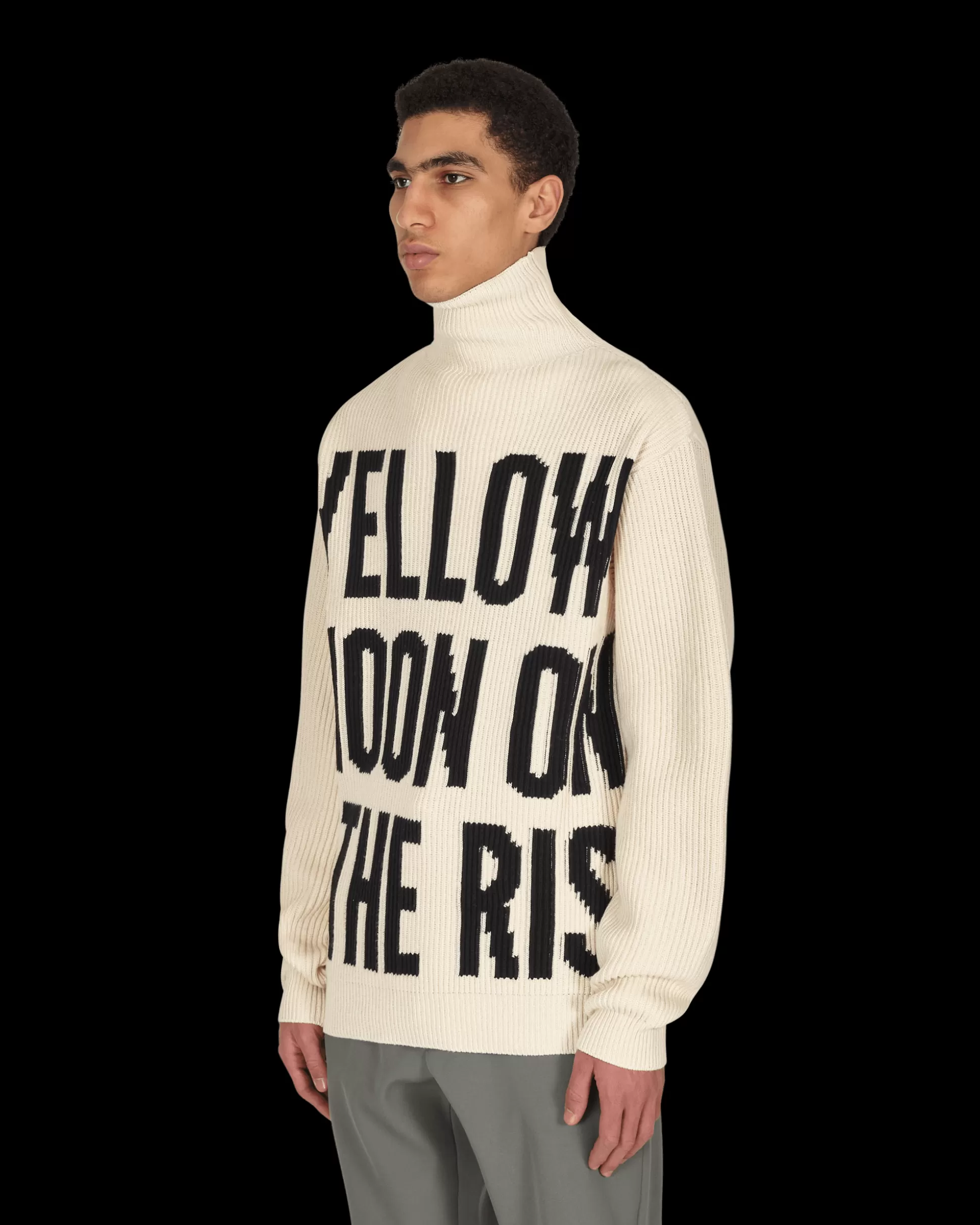 Jil Sander Turtleneck Sweater Beige Cheap
