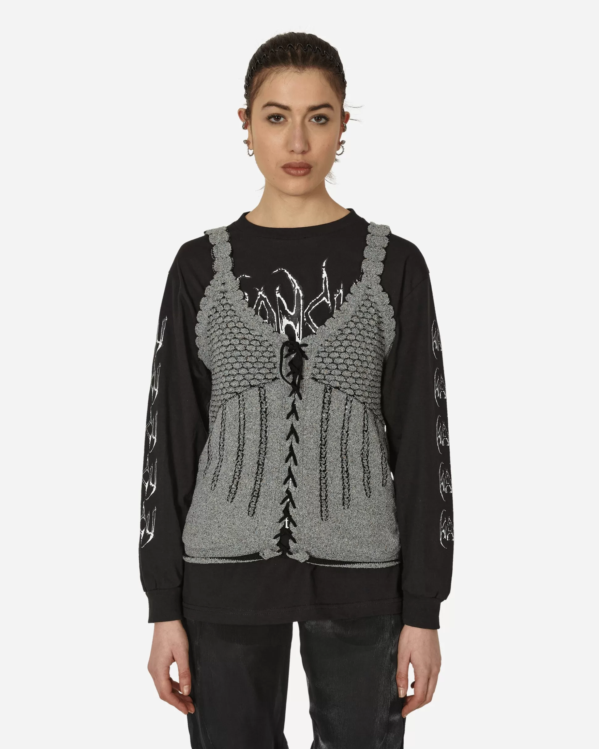 Kiko Kostadinov Urd Single Vest Midnight Black New