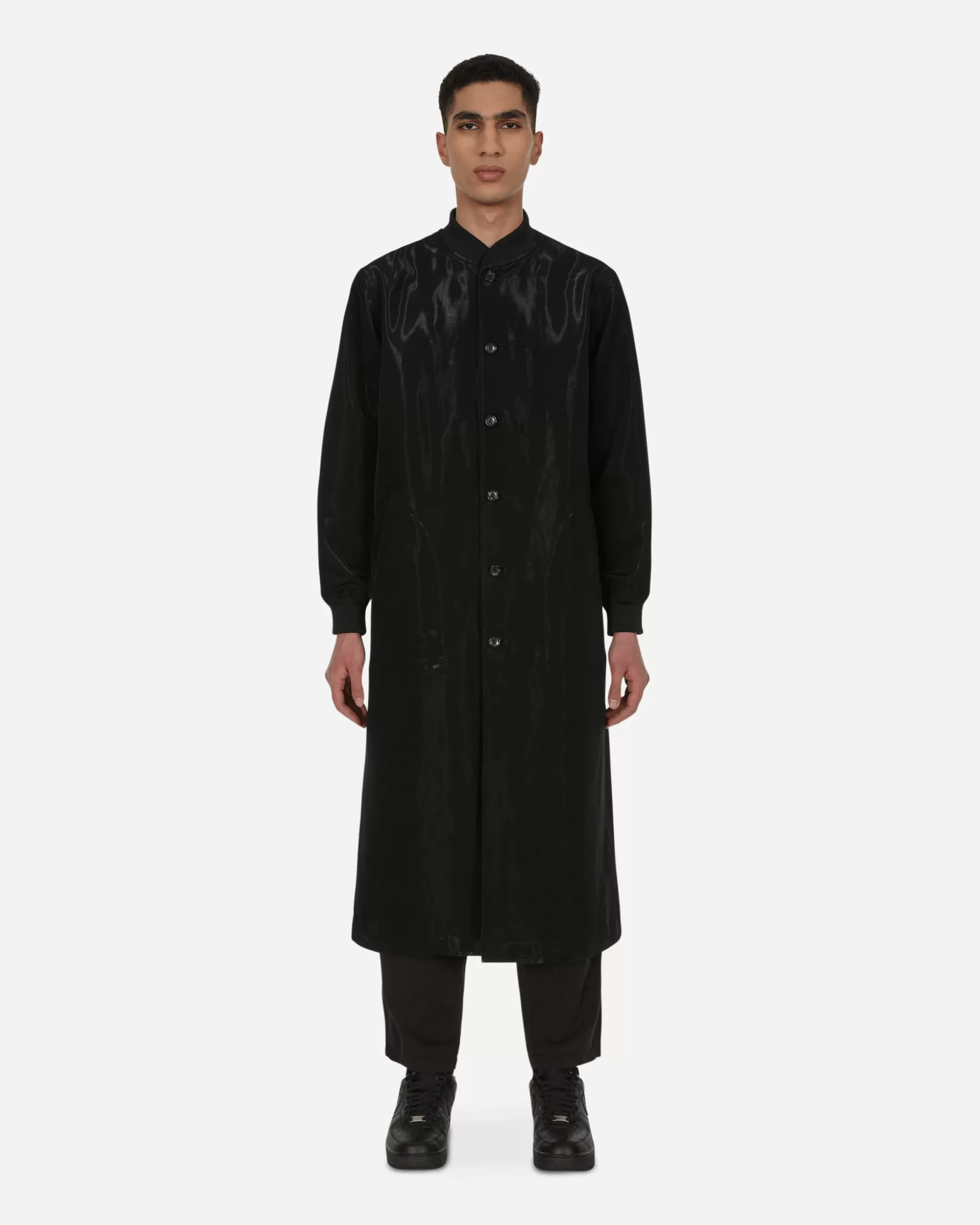 Comme Des Garçons Black Velvet Coat Black Sale
