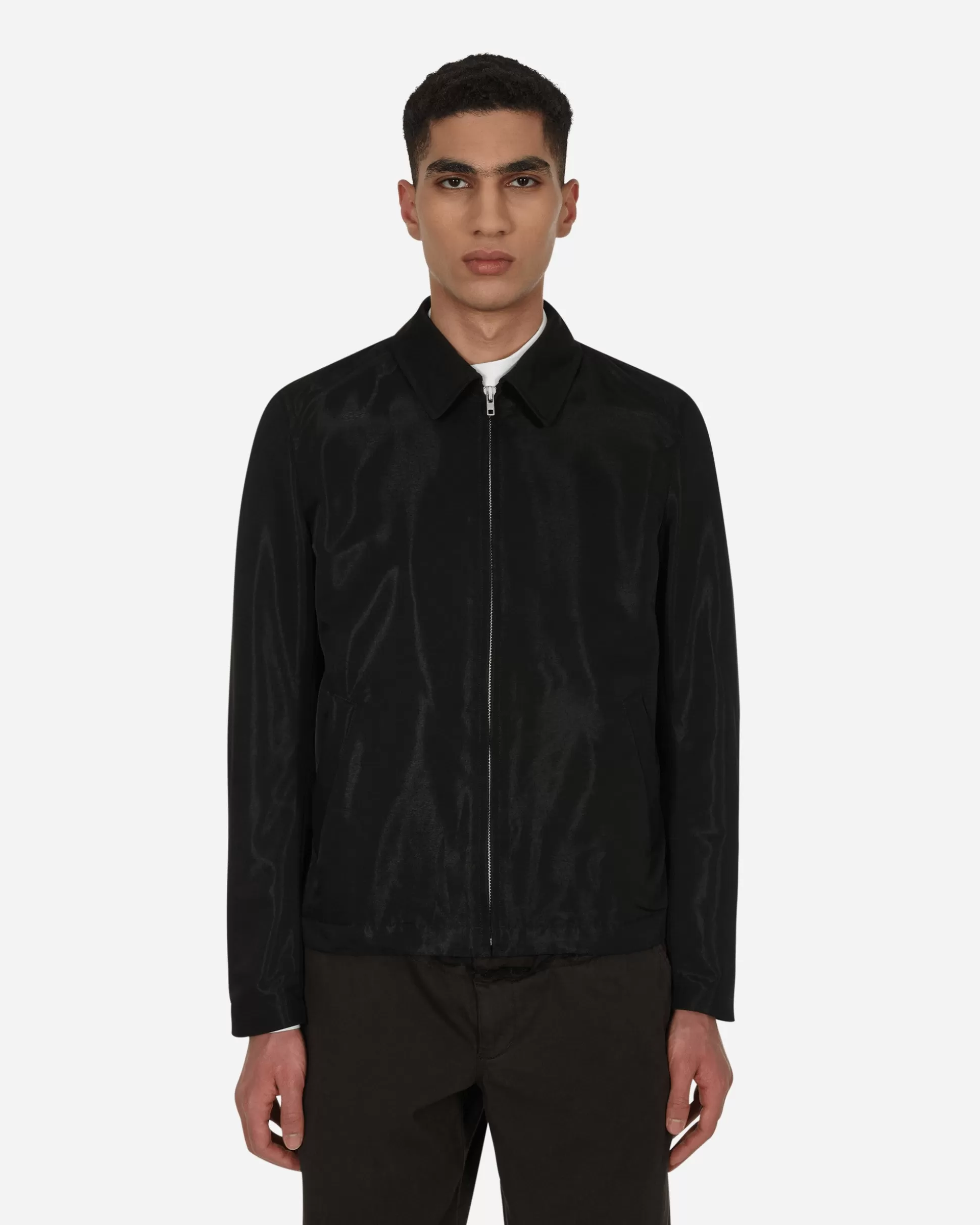 Comme Des Garçons Black Velvet Zip Jacket Black Cheap