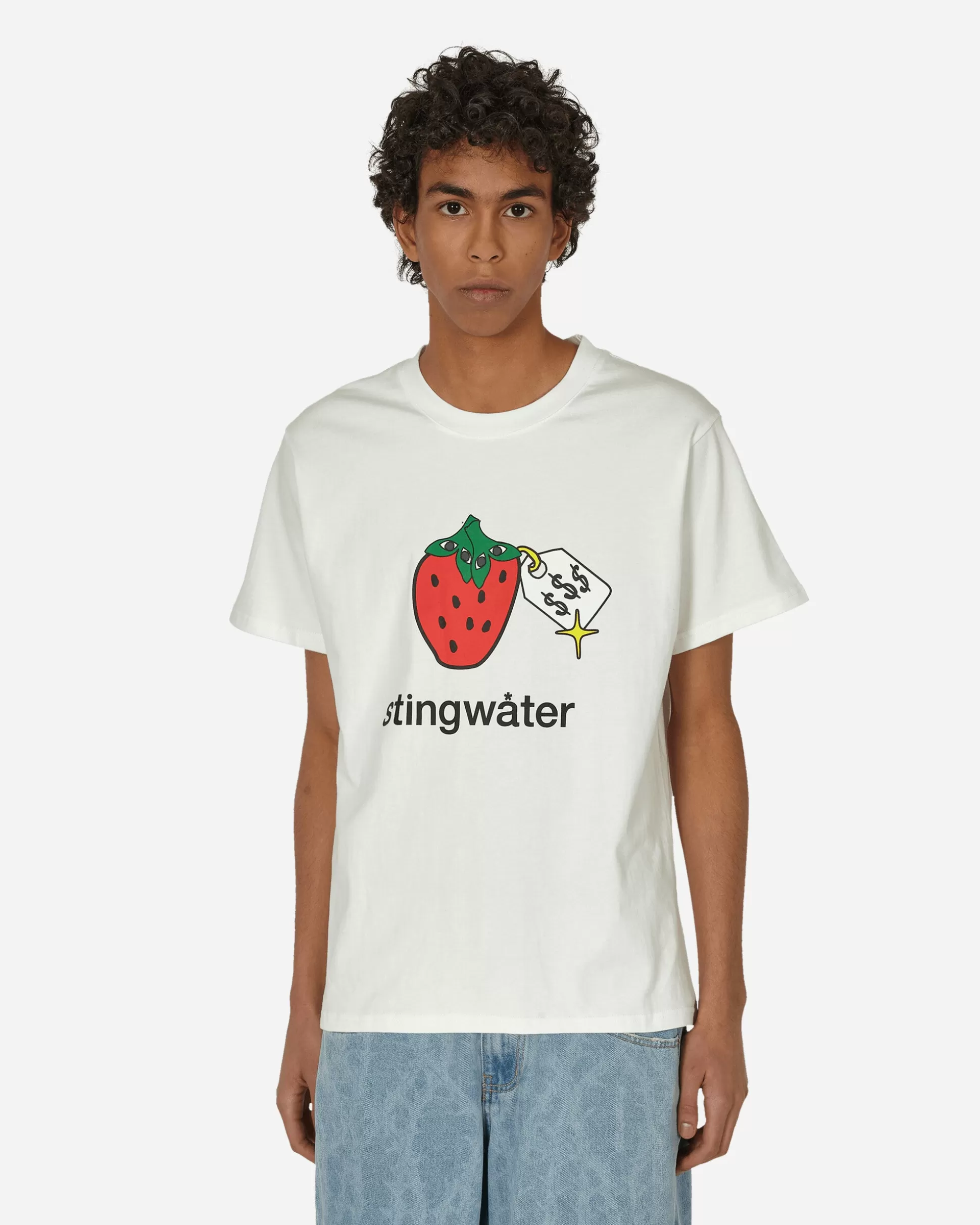 Stingwater Very Speshal Organic Strawberry T-Shirt White Store