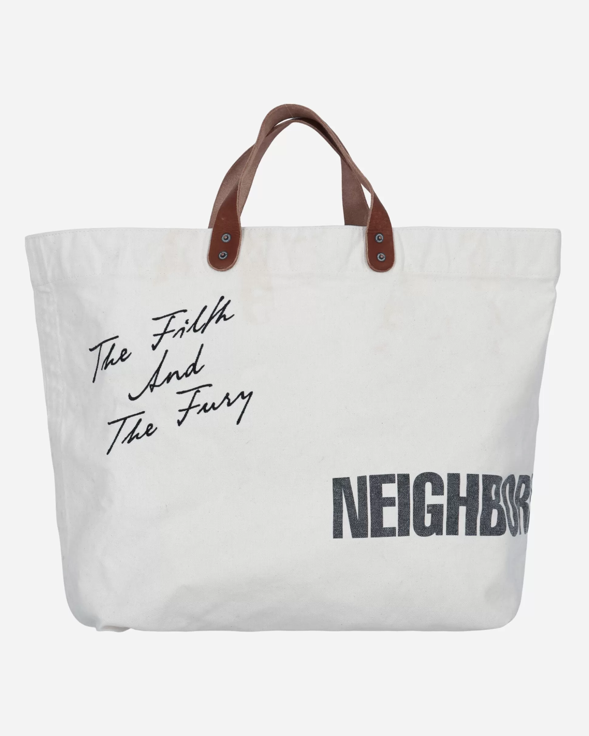 Neighborhood Washed Canvas Tote Bag Natural Best
