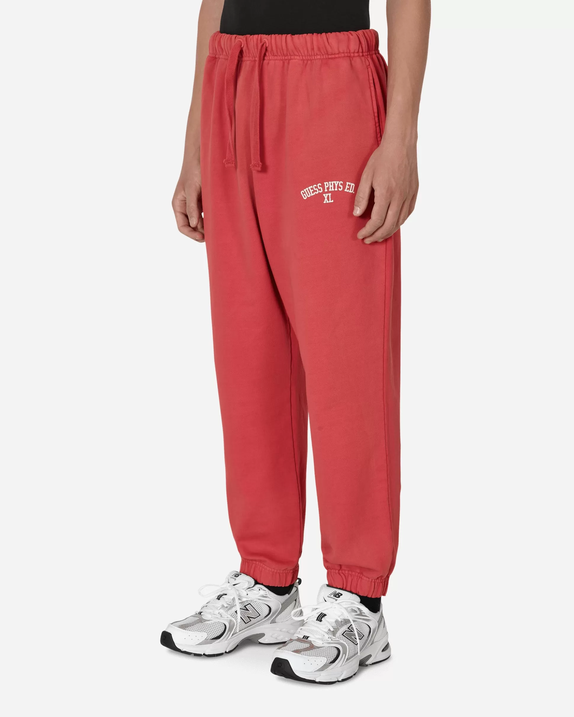 Guess USA Washed Terry Sweatpants Red Fashion