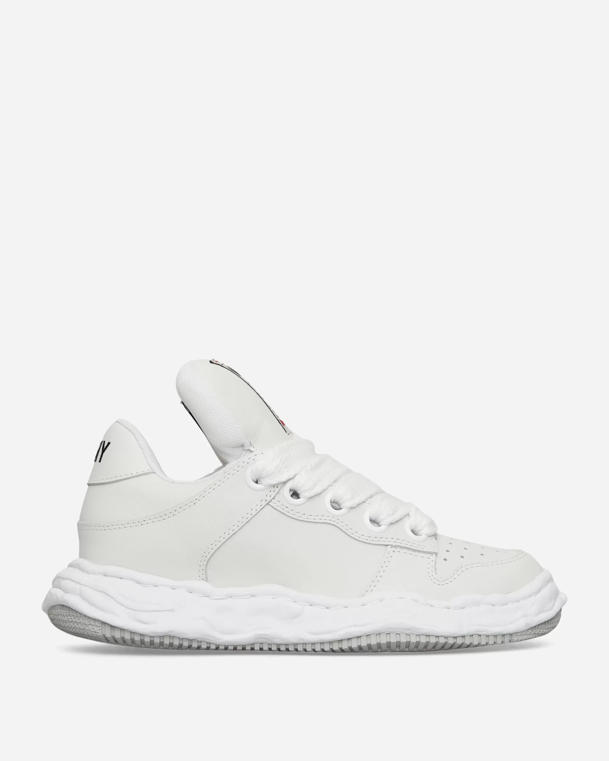 Maison MIHARA YASUHIRO Wayne Puffer OG Sole Leather Low Sneakers White Online