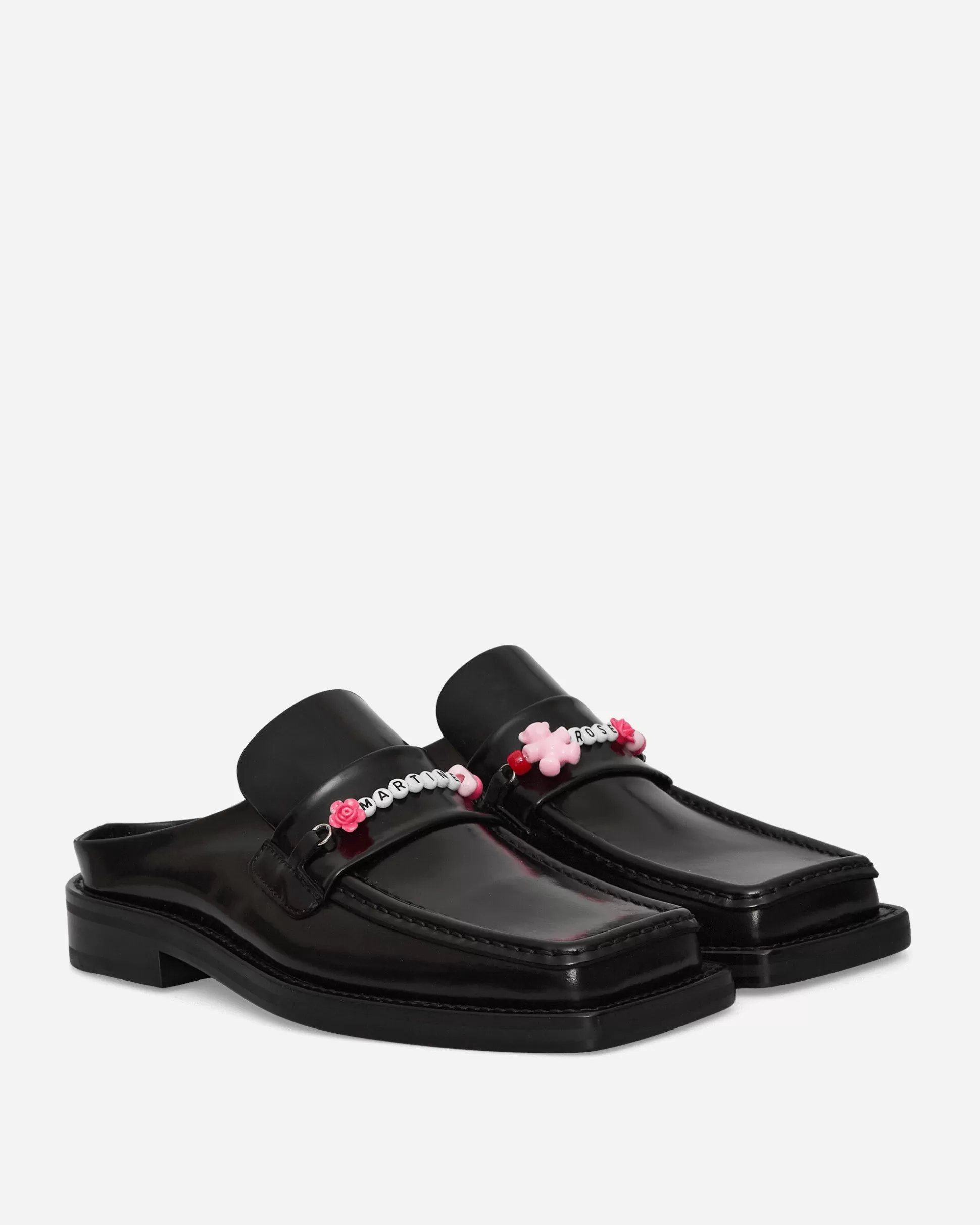 Martine Rose Women's Beaded Square Toe Mules Black Online