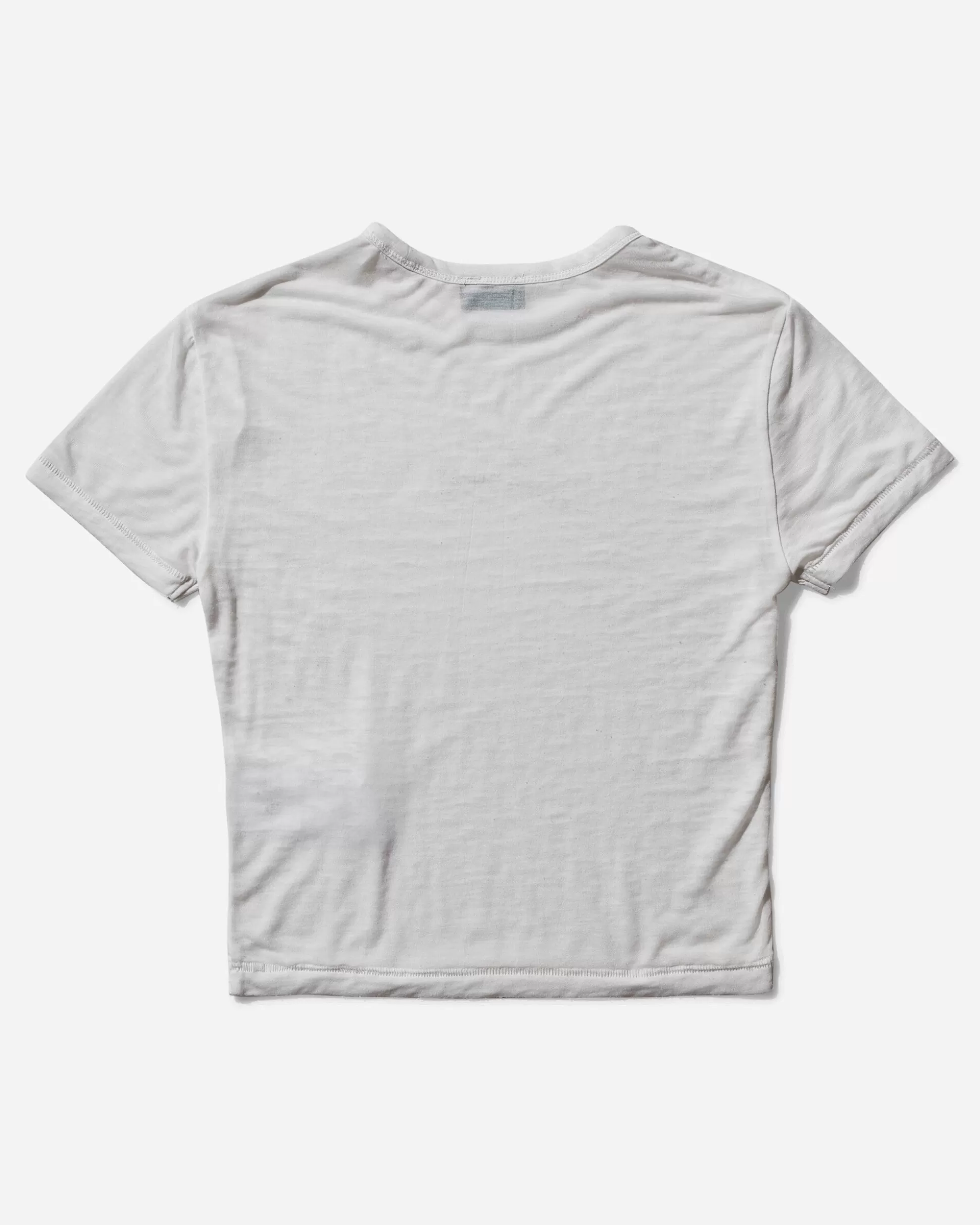 Guess USA Women's Classic Logo Baby Tee Alabaster White Clearance