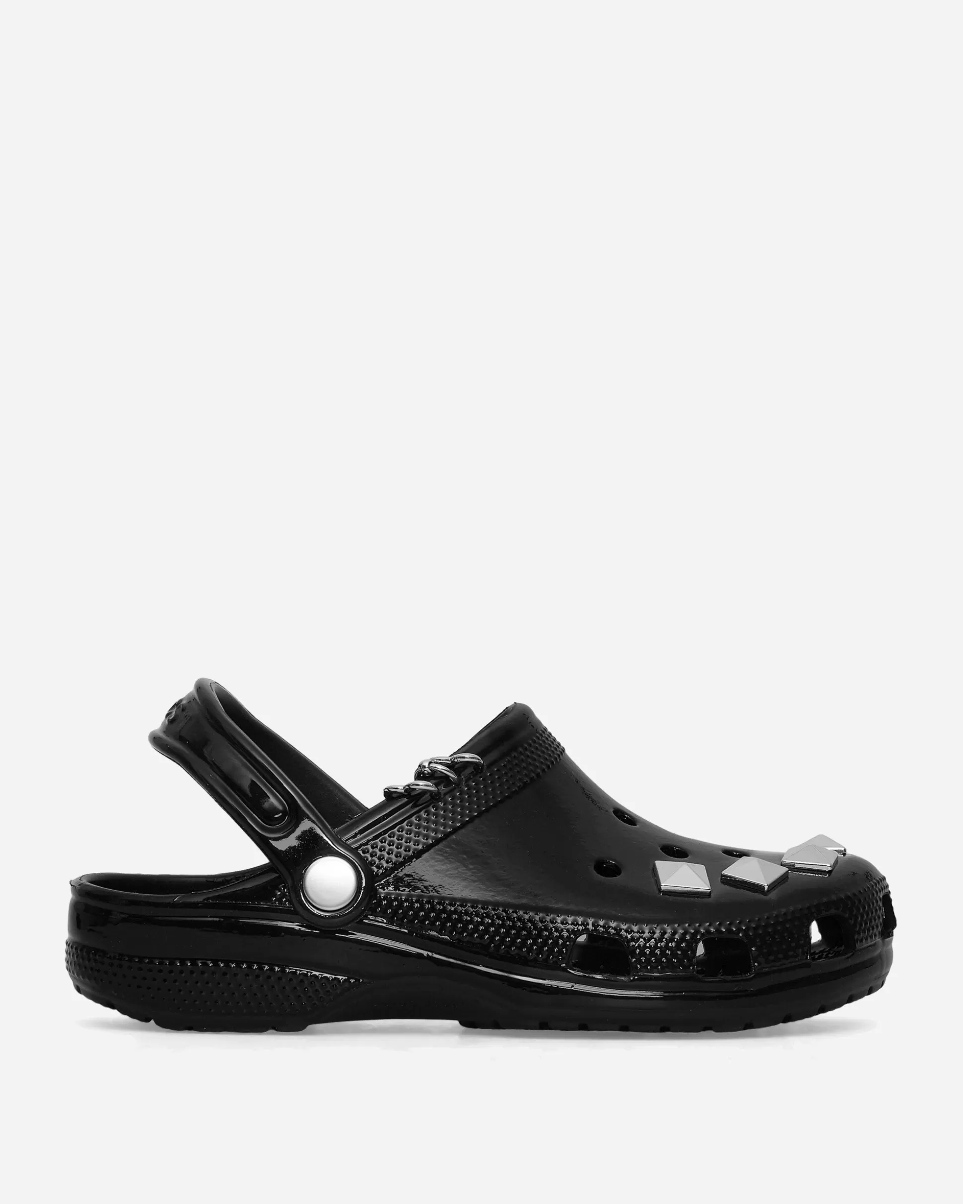 Crocs Women's Classic Studded Clogs Black Sale