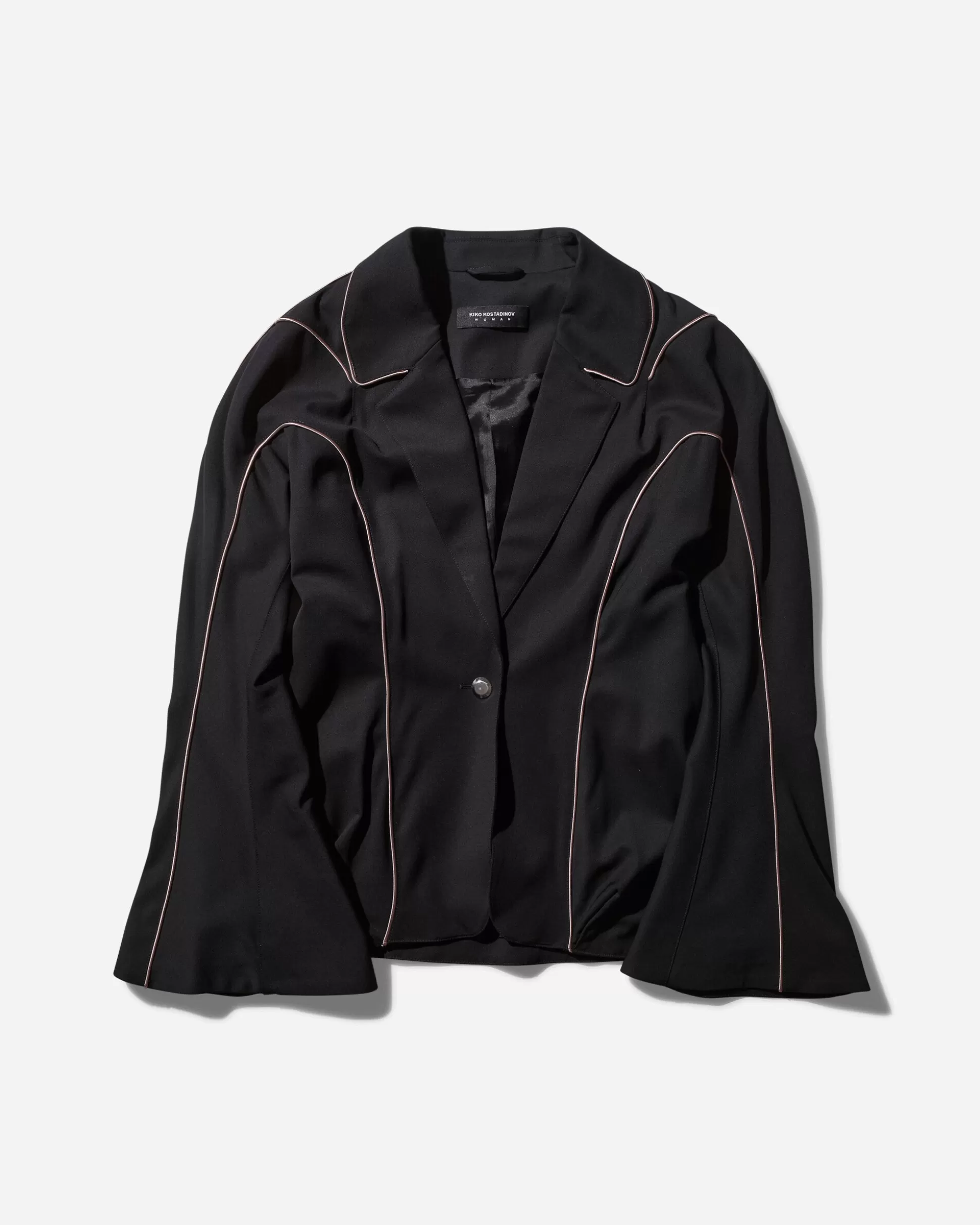 Kiko Kostadinov Women's Hawkbill Tailored Jacket Crow Black Cheap