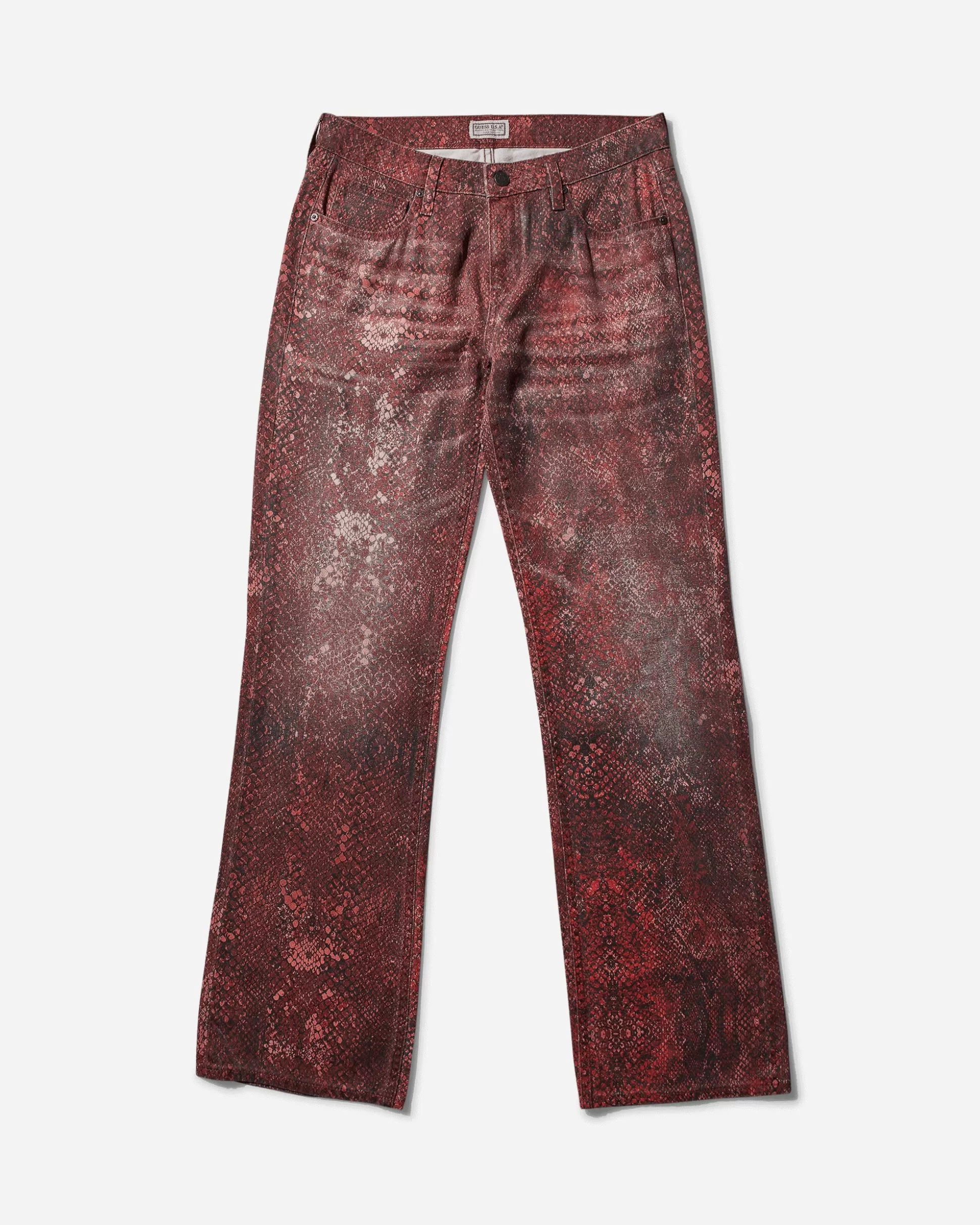 Guess USA Women's Printed Straight Pants Petite Best Sale
